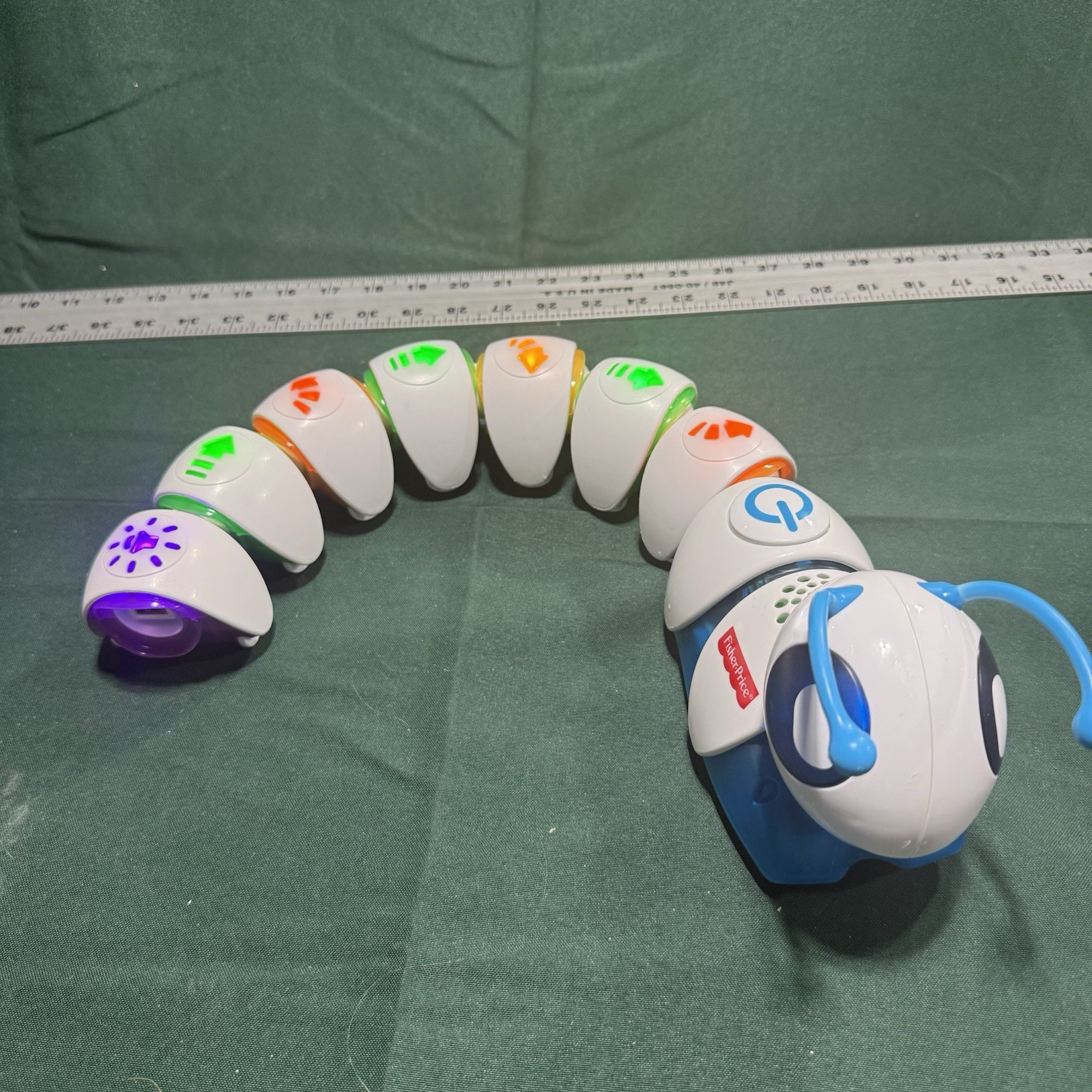 Fisher Price – Code-a-pillar – Plus 8 Segments – Works – See Video – STEM