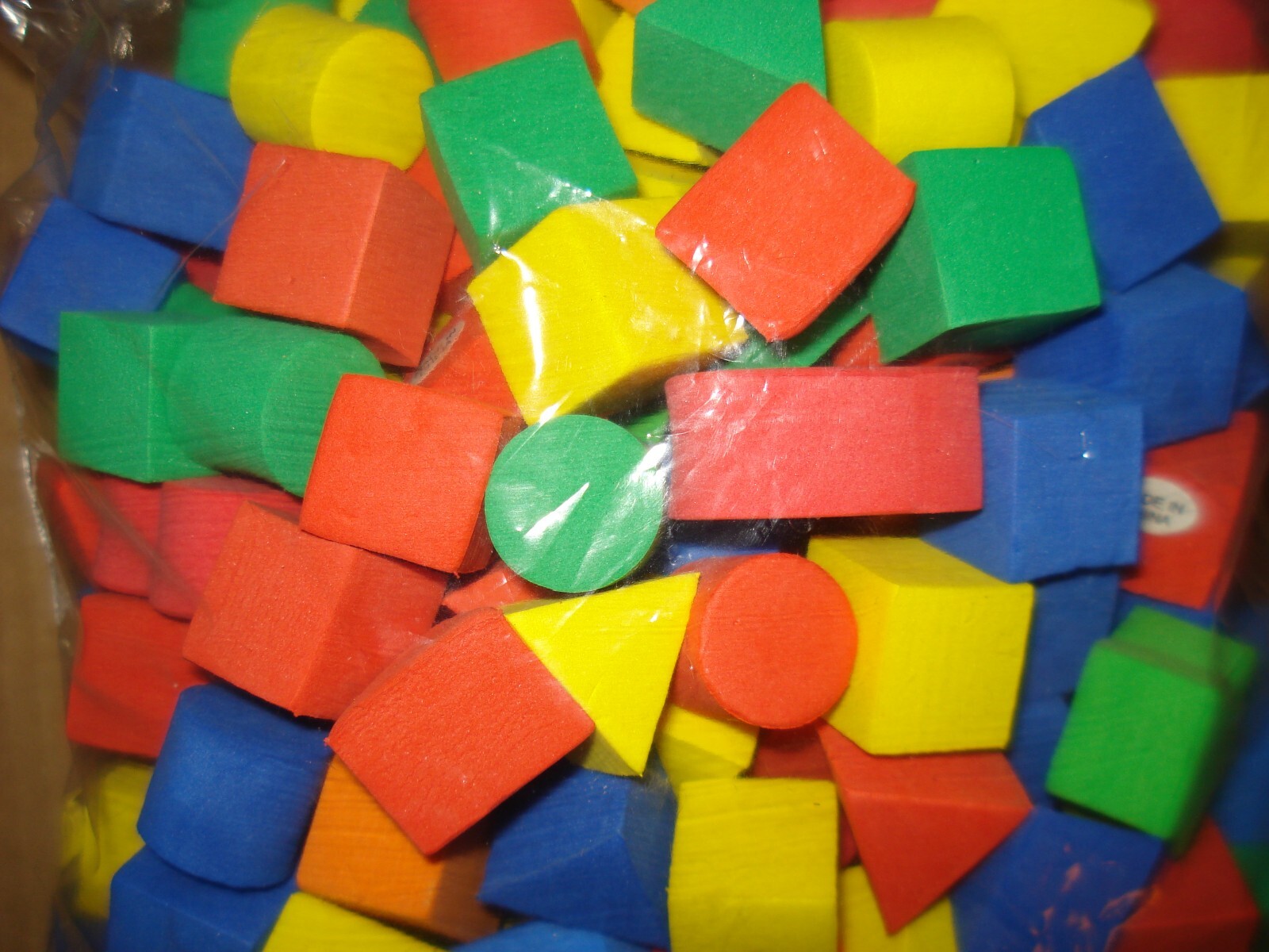 Math Manipulatives Counting Blocks – Over 230 Foam Pieces – Many Shapes, Colors