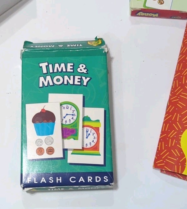Lot of 15 Manipulatives – Money And Time -Home School/Math Class – Life Skills