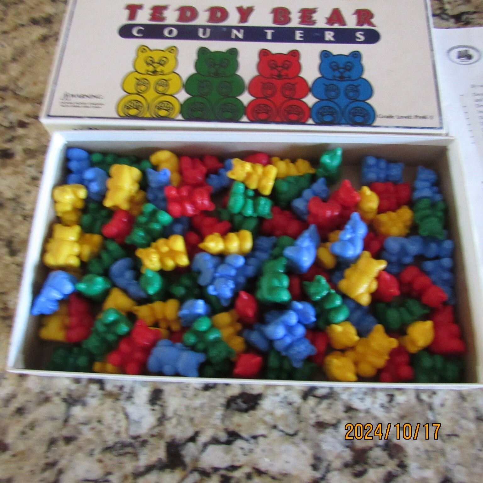 Teddy Bear Counters-Set 100 Plastic Bears-Media Material-MM-Counting-Sorting