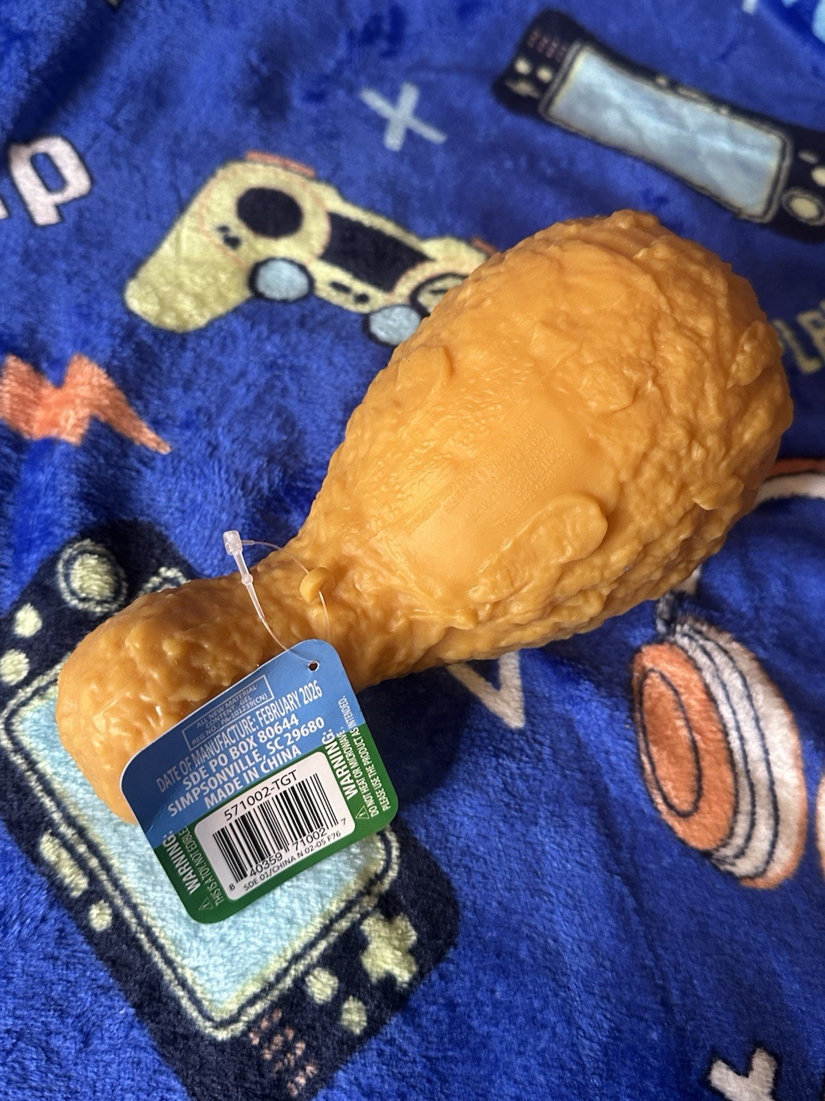 LOT OF 2 Squishy Squeeezy Carrot & Fried Chicken Leg Sunny Days Brand New Viral