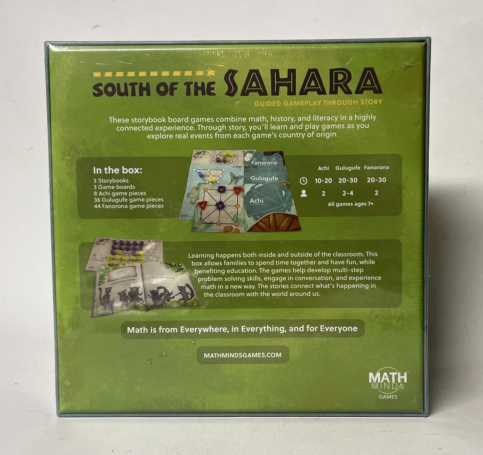 South Of The Sahara English 3 Classroom Educational Math Minds Games New &Sealed