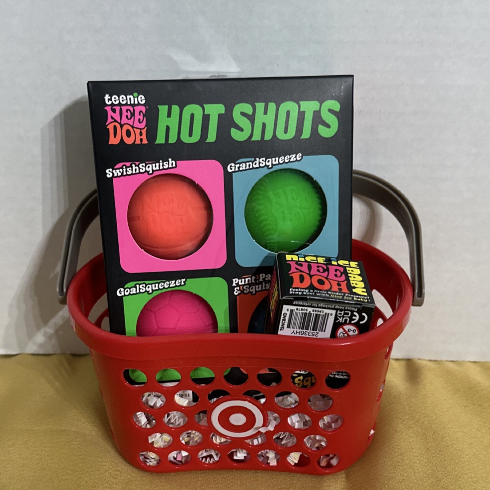 🔥🔥🔥Schylling Nee Doh Hot Shots & Nice Ice Baby Squeeze Toys 25100NAB 25336HY