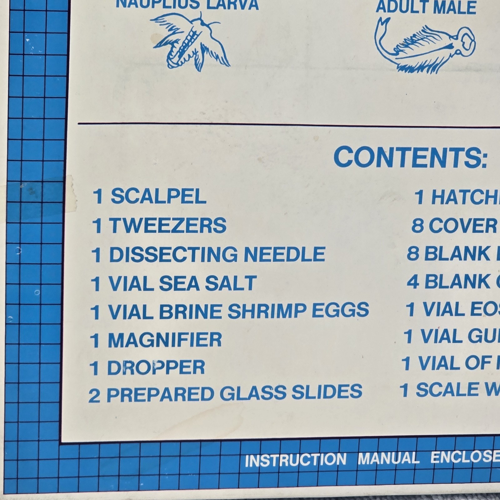 VTG 1987 Edu Science Slide Making Kit 34 Pc. Toys R US