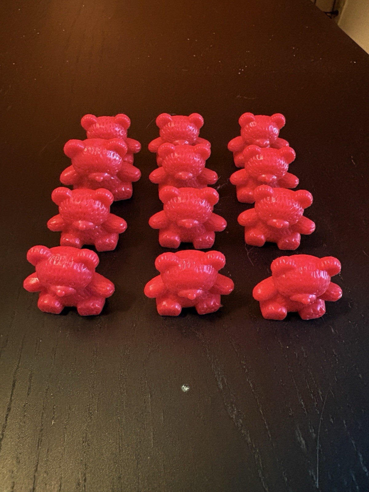 Educational Counting Colors Teddy Bear Family Plastic Pieces 4 colors 48 Pieces