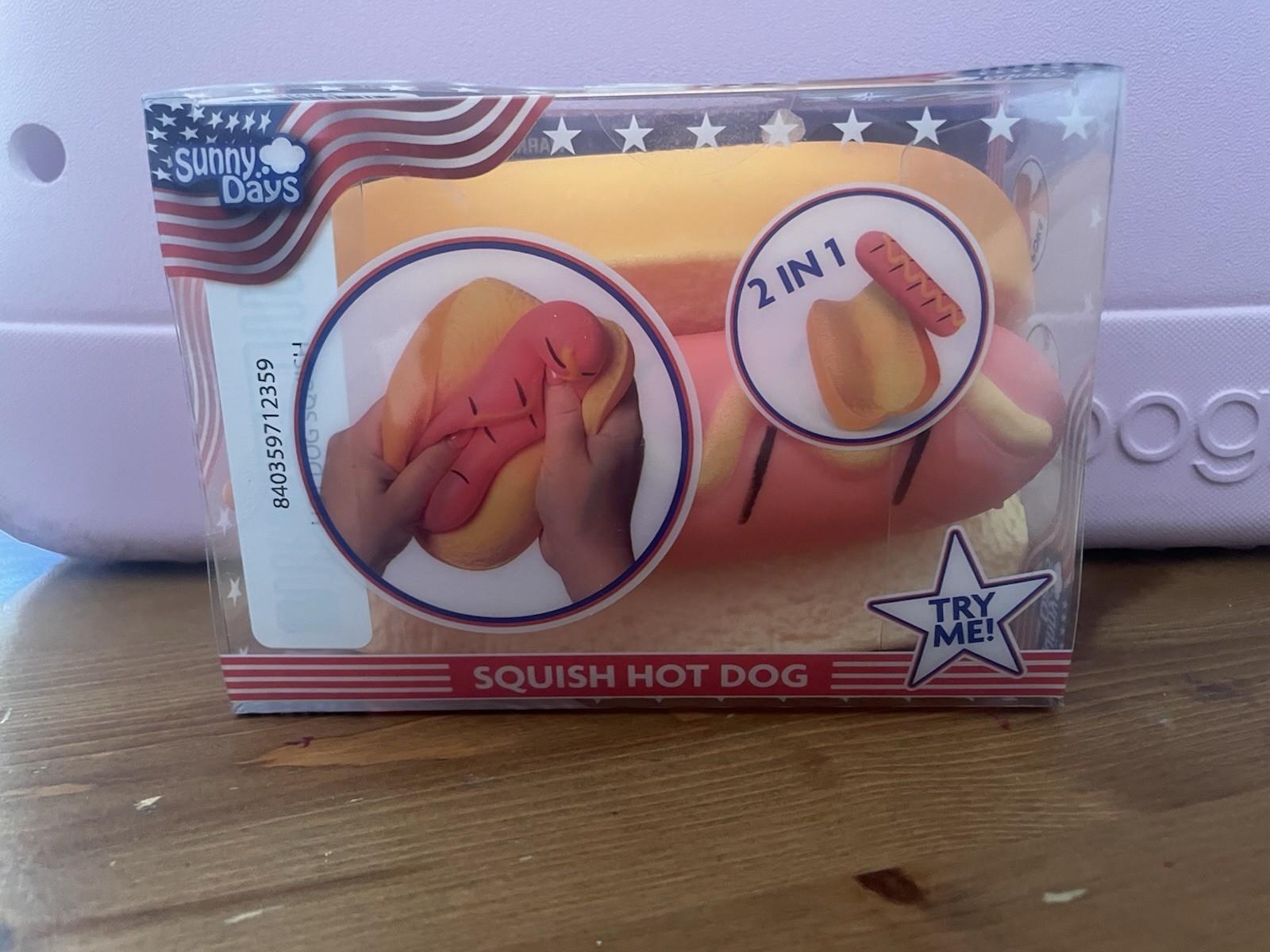Sunny Days Squish Popsicle Hot Dog Ice Cream Sandwich Squeeze Toy