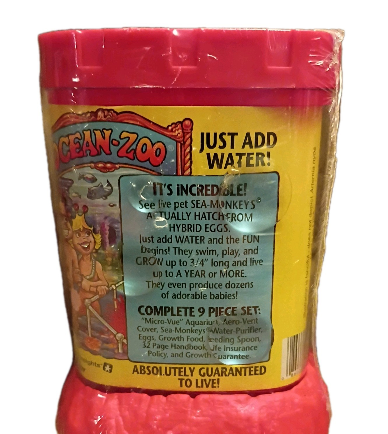 1996 The Amazing Live Sea Monkeys Ocean Zoo Rare Vintage 1990s Sealed New