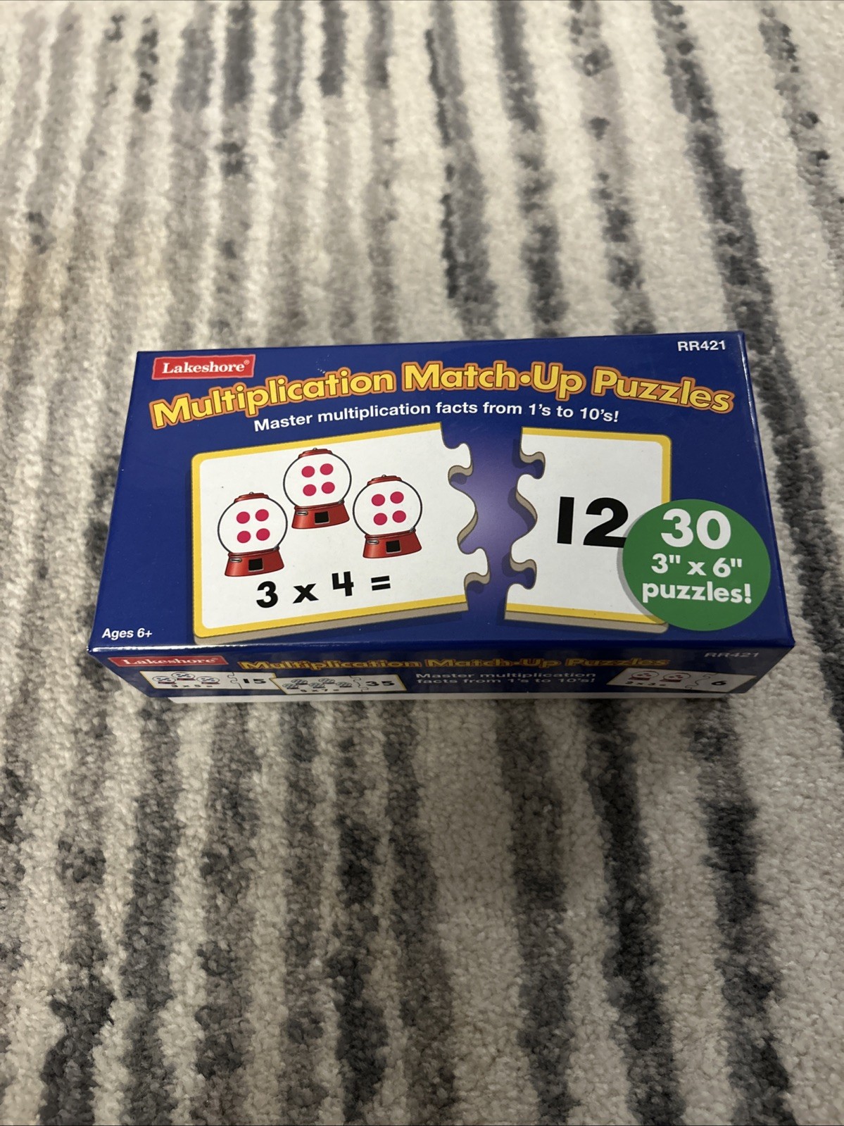 Lakeshore Multiplication Match-Up Puzzles RR421 Ages 6+ Age Level 4-7 8-11 Years