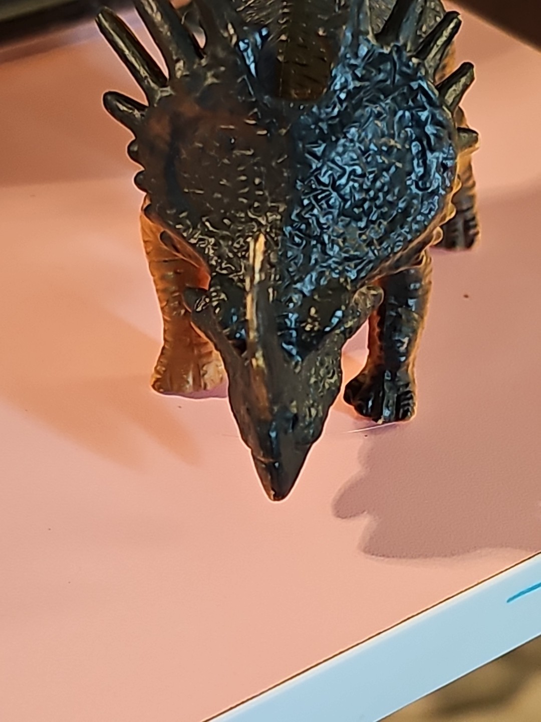 Unbranded Green/ Orange Styracosaurus- 5 Inches, 2.5 Inches