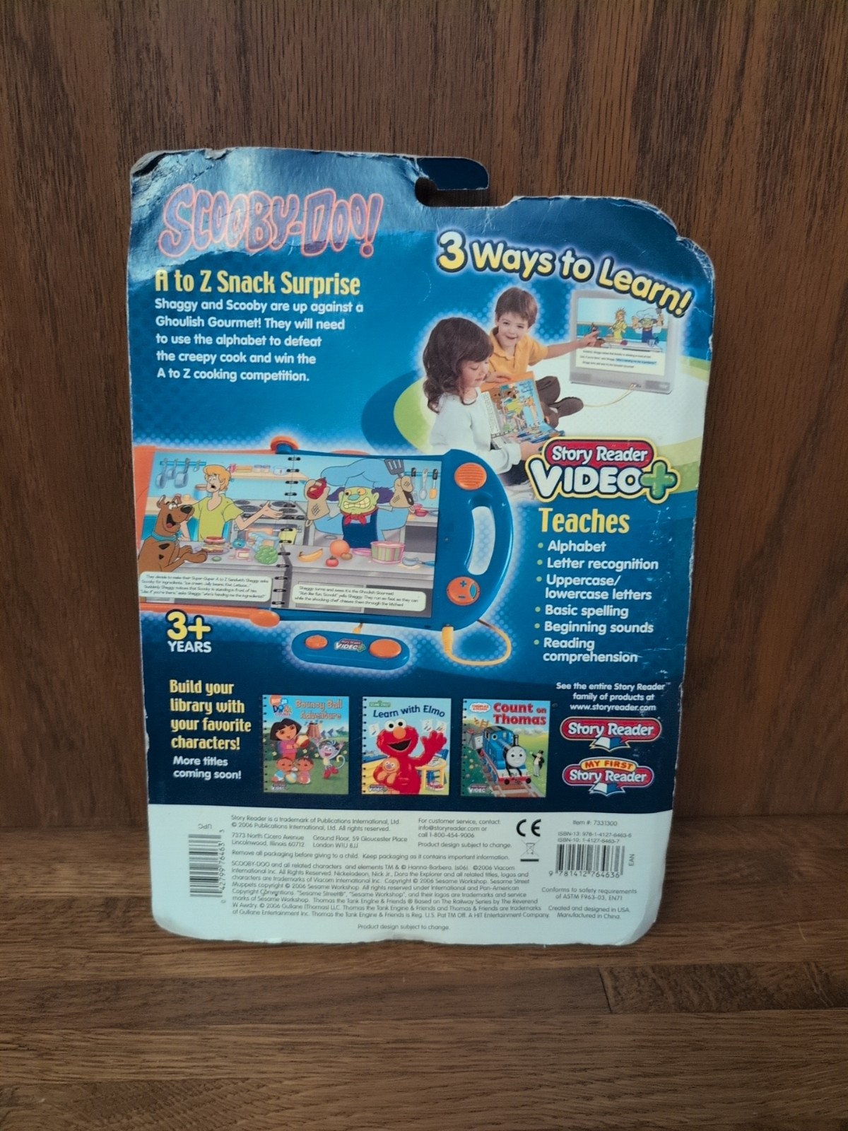 Story Reader Video+ SCOOBY-DOO A to Z Snack Surprise Interactive Storybook NEW!