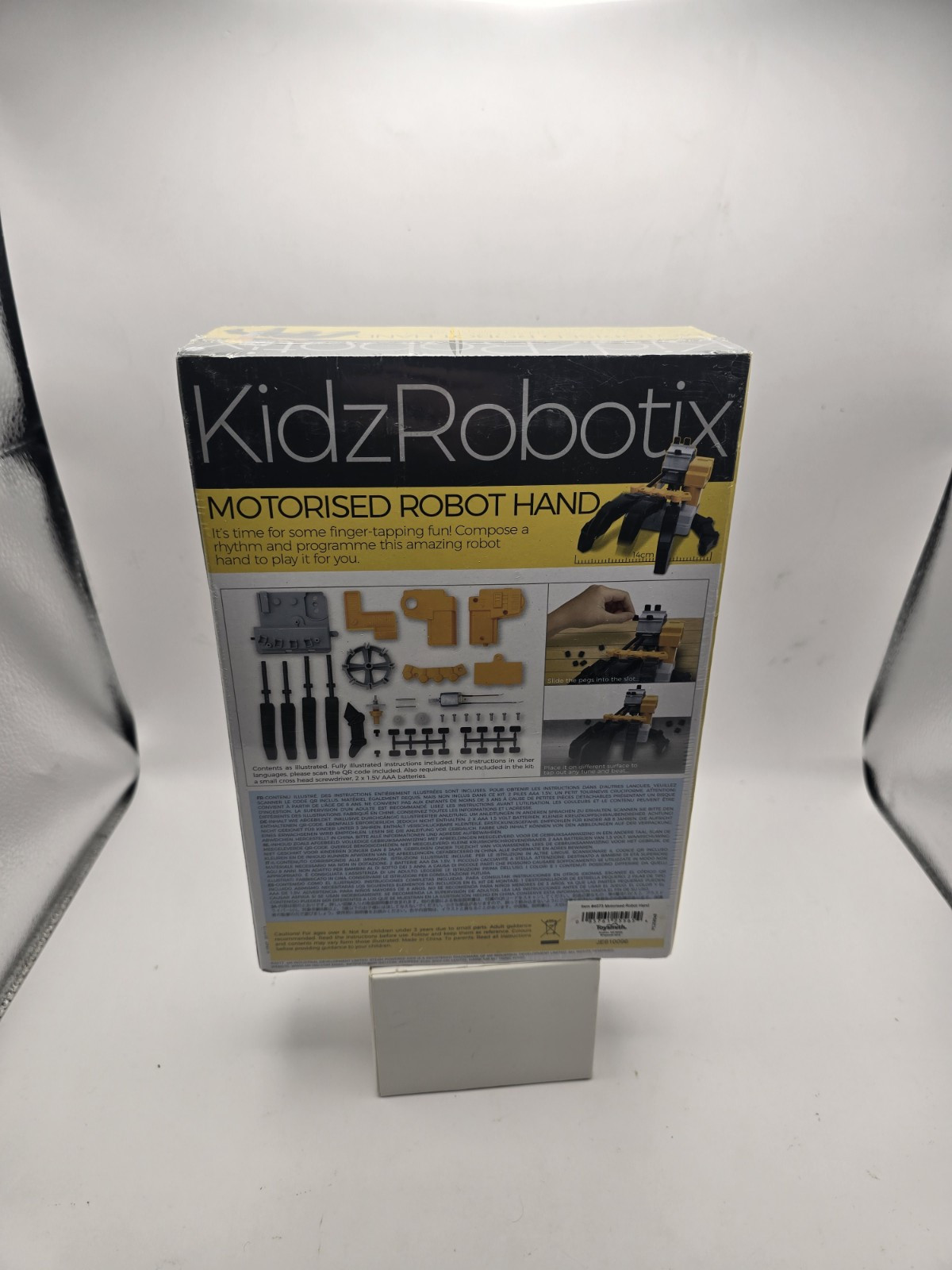 New KidzRobotix Motorized Robot Hand STEAM Powered Kids Building Toy Sealed
