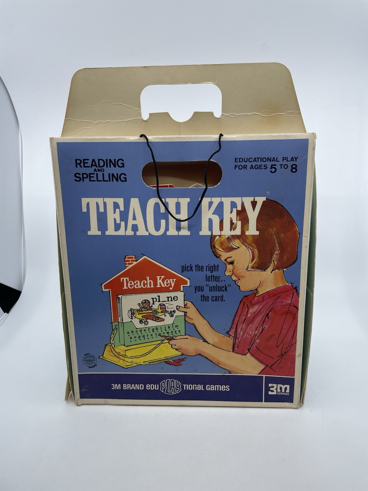VTG 1967 3M Games TEACH KEY Reading & Spelling Educational Aid Complete 48 Cards