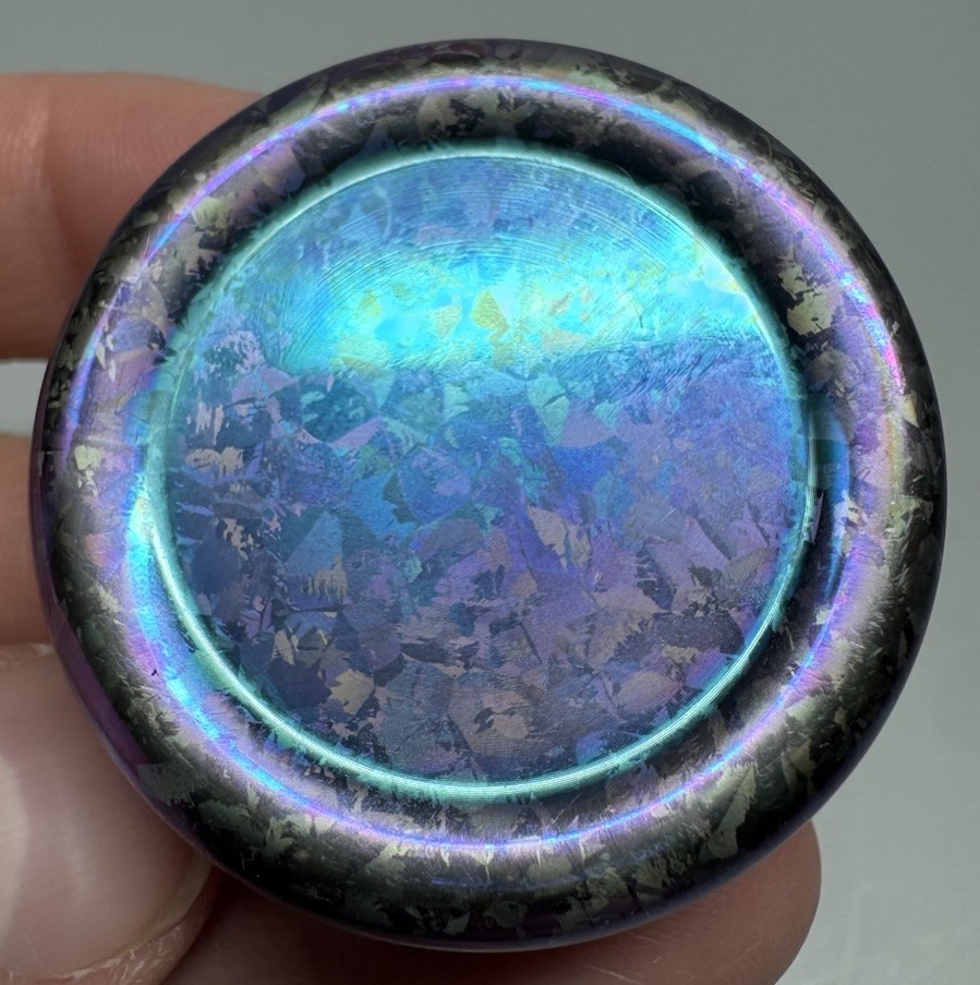 ACEDC Haptic Coin Milk Cover- Ice Crystal Titanium Sapphire Blue/Purple-40g-RARE