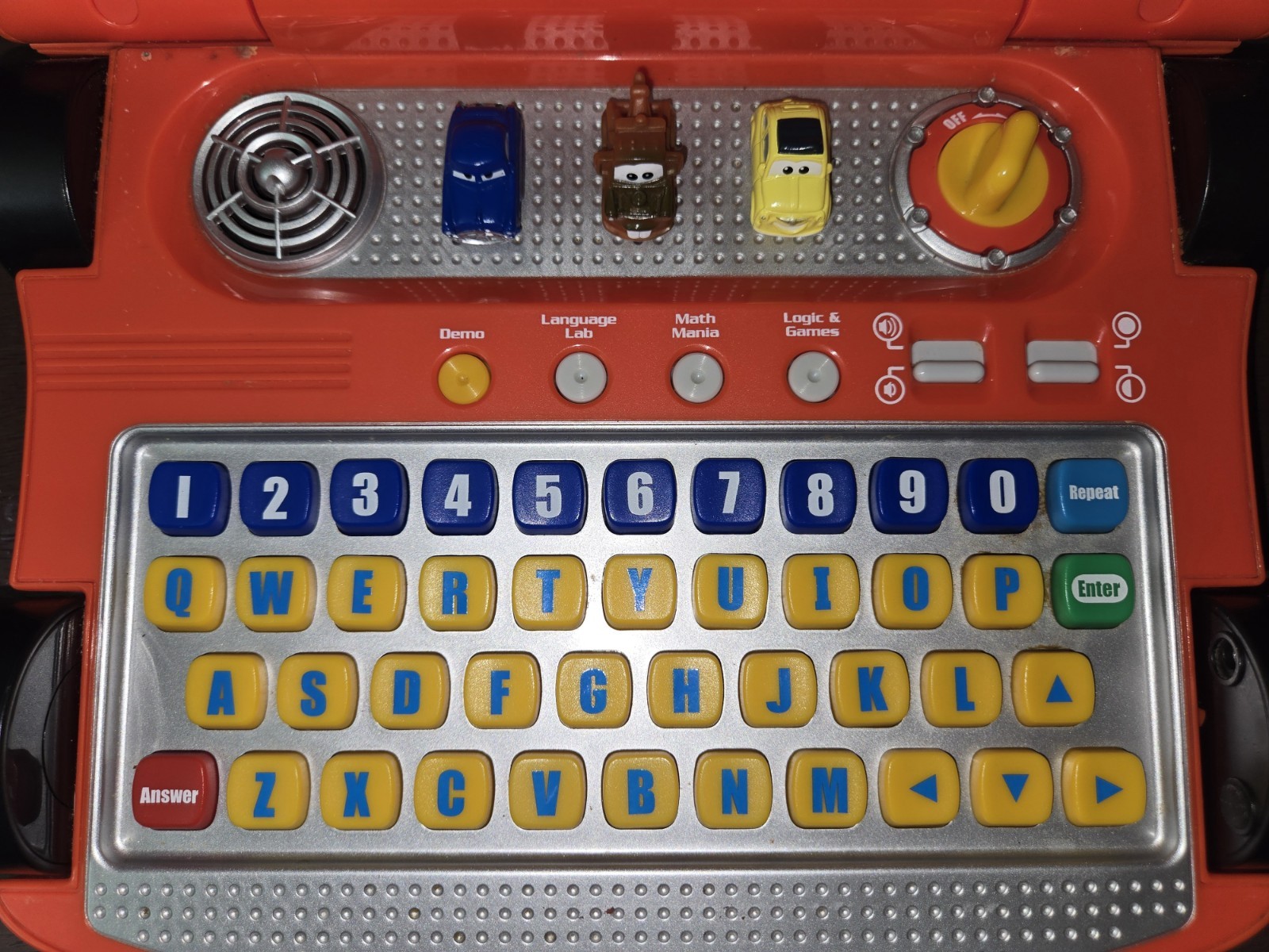 VTech Disney Pixar Cars 2 Lightning McQueen Learning Laptop Tested Works