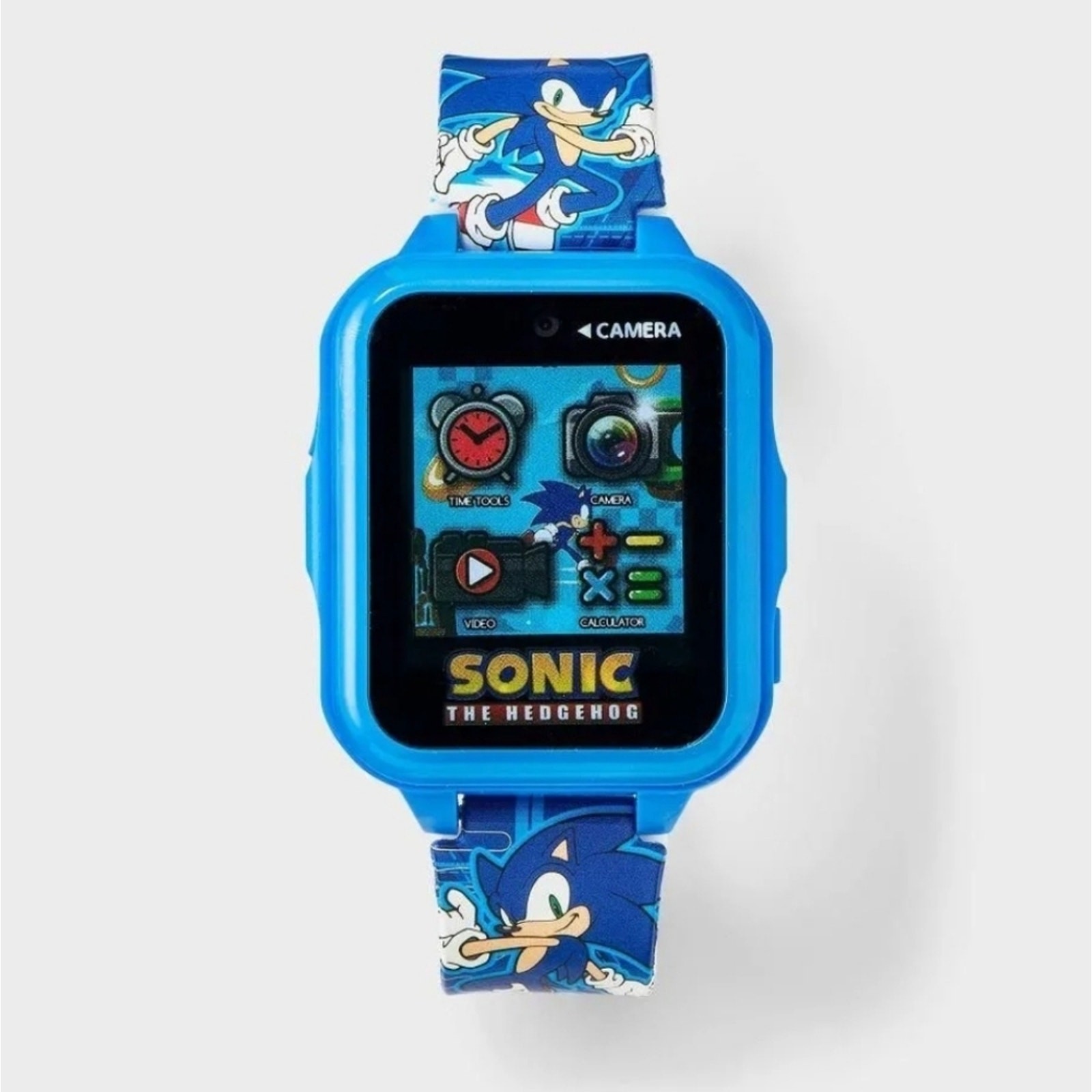 Sonic The Hedgehog Kids Interactive Smartwatch Touchscreen Camera Games Blue New