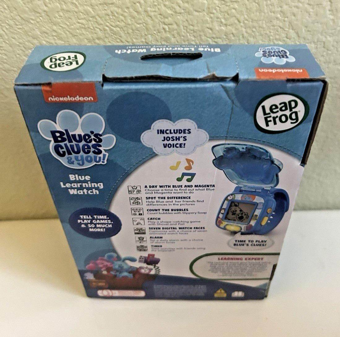 LeapFrog Blues Clues and You Learning Watch for Ages 3 and up NIB