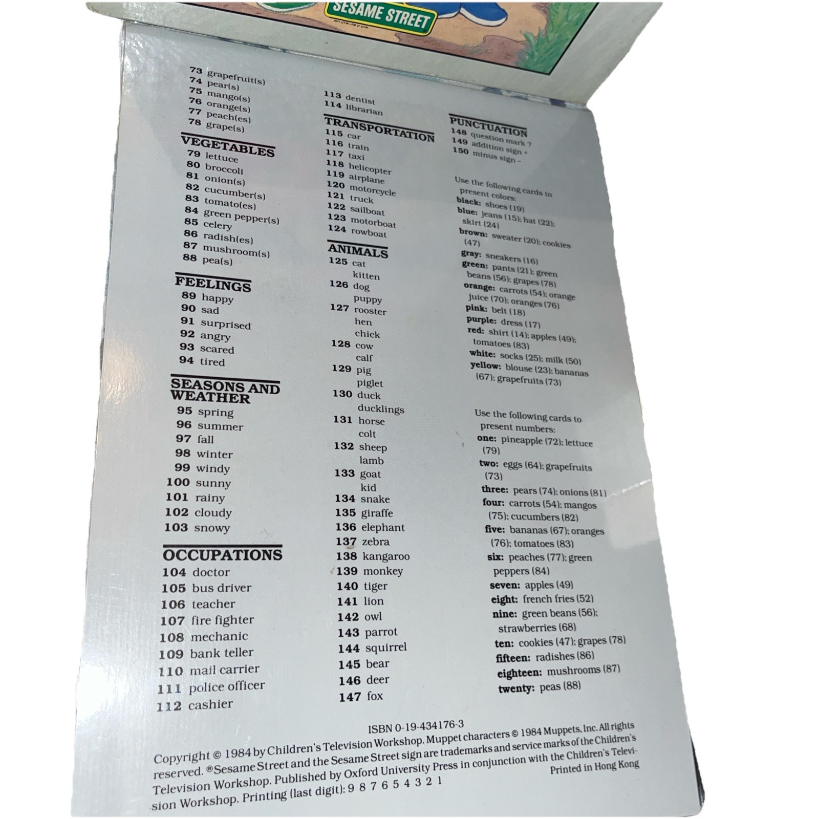 Open Sesame Large Picture Cards English As Second Language 75 Double Sided A5