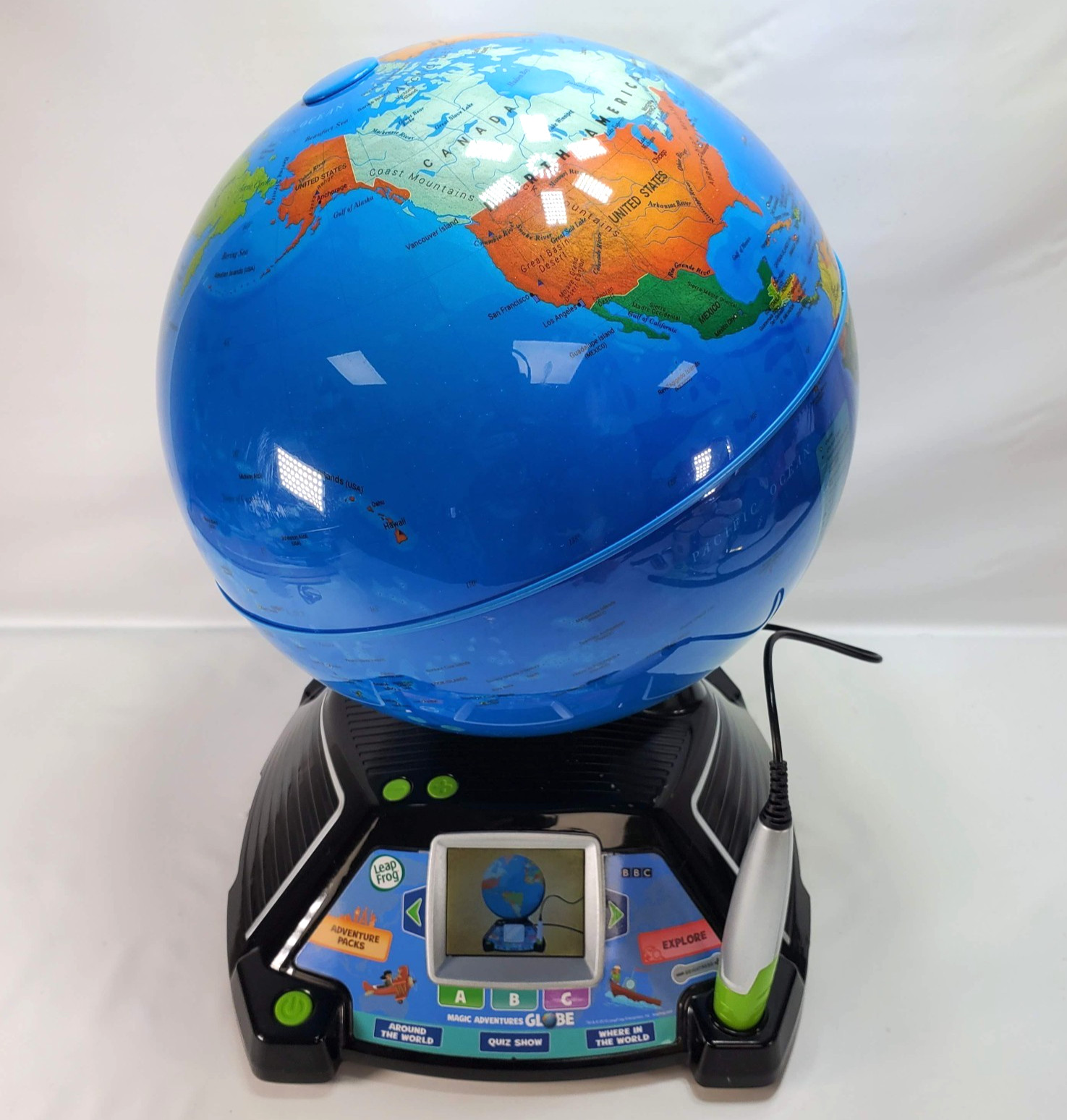 LeapFrog Magic Adventures Globe 2.8″ Video Screen BBC Videos & Games Working