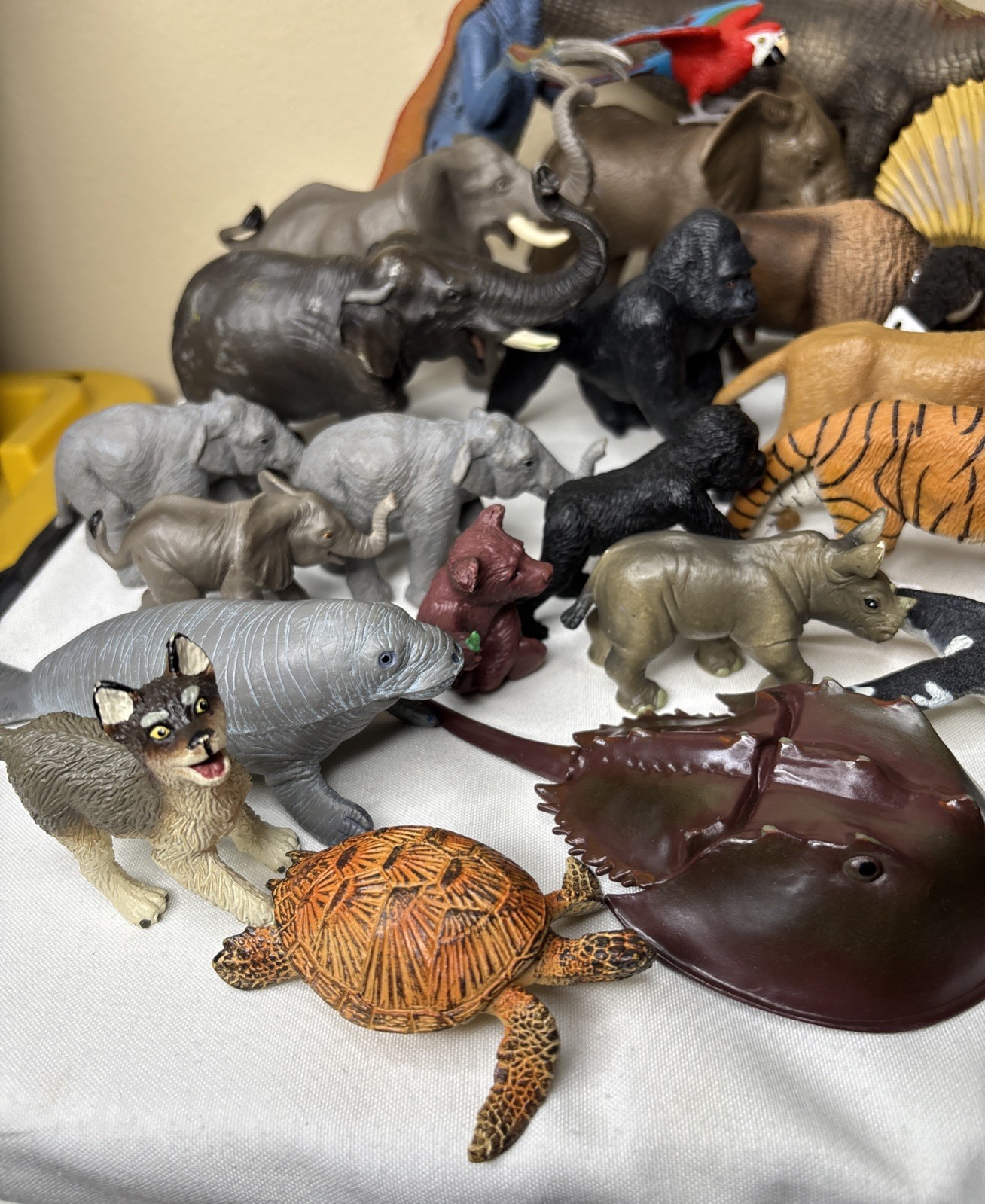Lot of 88 Safari Ltd Schleich Dinosaur Forest Jungle Wildlife Collectible Models