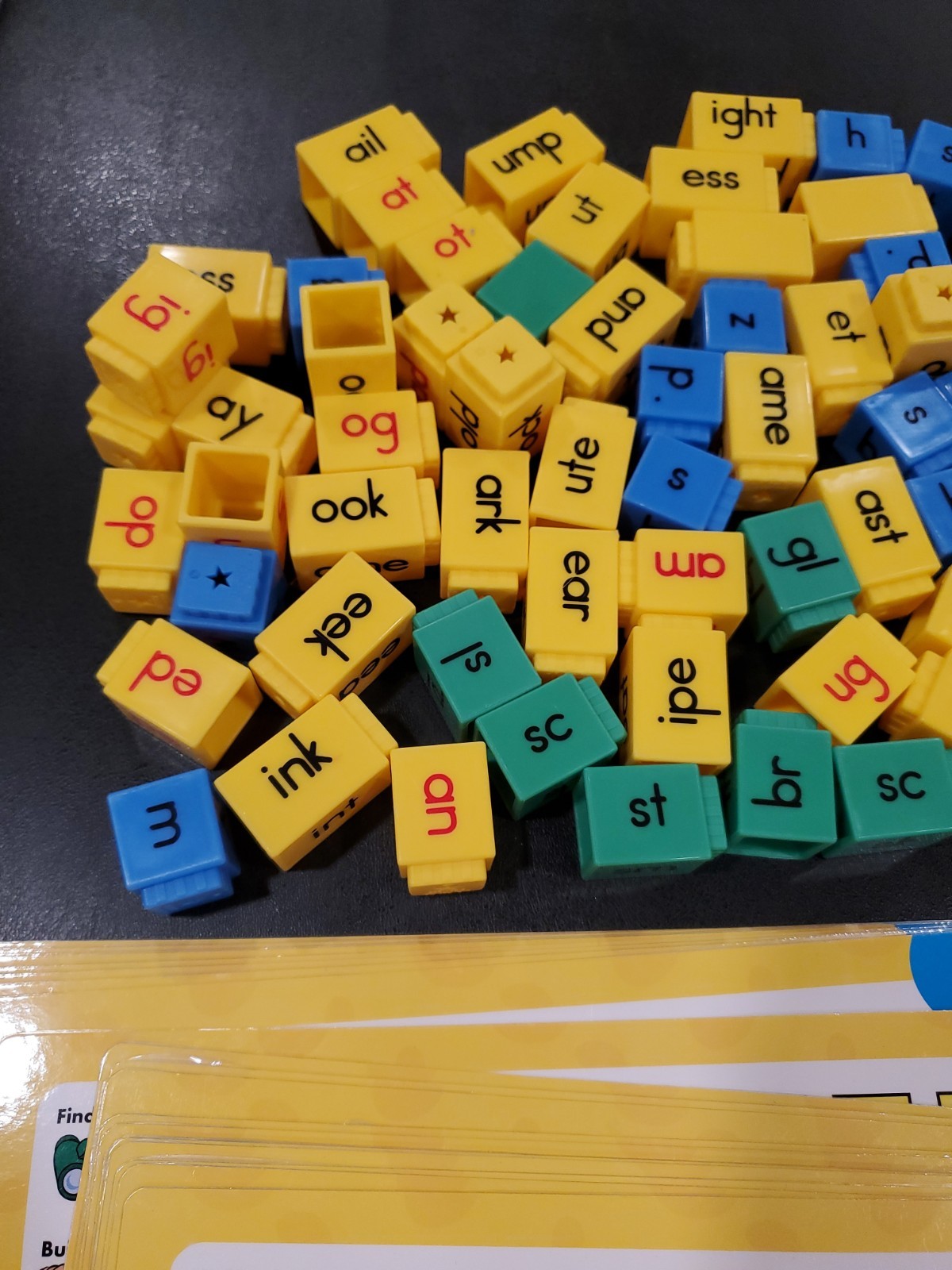Learn Resources Reading Rods Word Families Cubes HOMESCHOOL Grade 1+