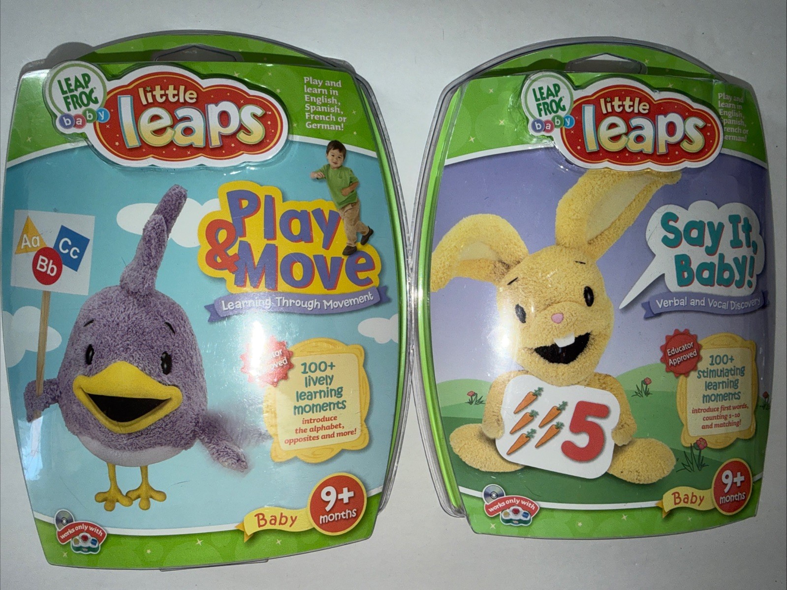 Leapfrog Baby Leap Frog Little Leaps Play & Move and Say It Baby ! NEW