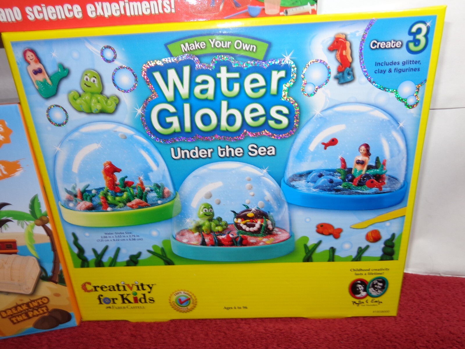5 PIECE UNUSED CHEMISTRY-SCIENCE-CREATIVITY PLAY SETS ALL NEVER USED NICE – L253