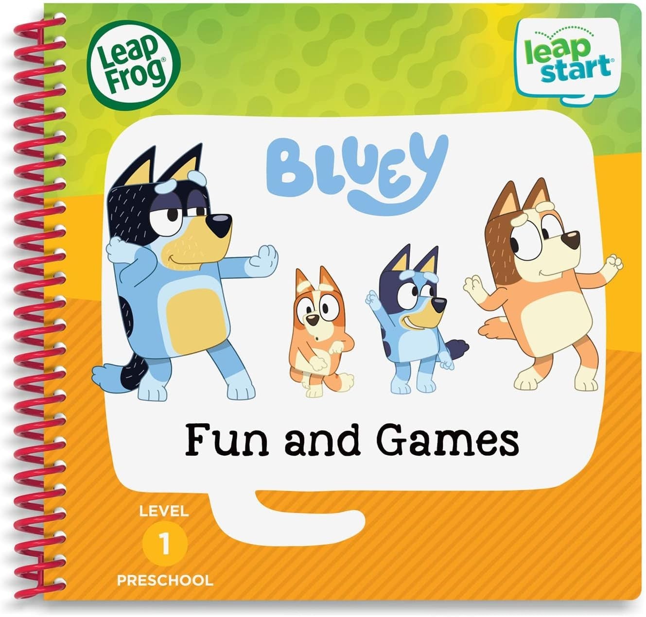 LeapStart Bluey Book with Audio Activities – 15+ Replayable Games for Ages 2-5