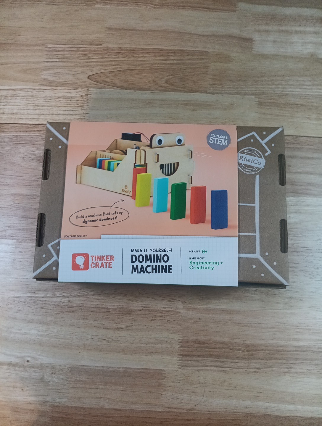 Kiwi Co Tinker Crate Domino Machine, Explore Stem And Learn Engineering New