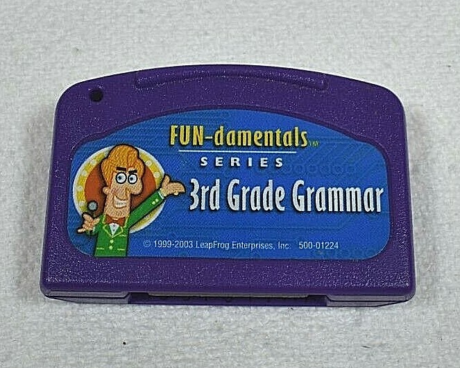 Fun-Damentals LeapFrog Pad Learning – 3rd Grade Grammar Cartridge ONLY Quantum