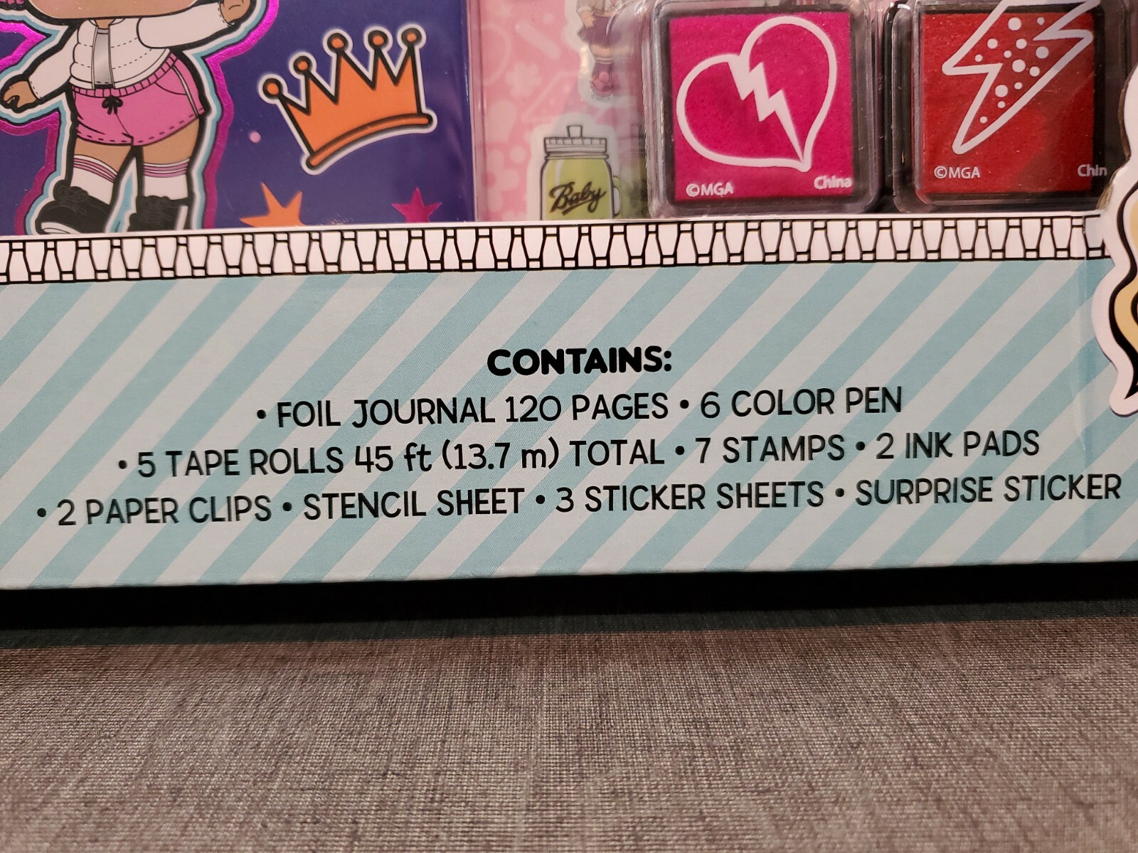 LOL Surprise Smash Journal Kit w/ Over 50 Stickers & 120 Page Foil Journal – NEW