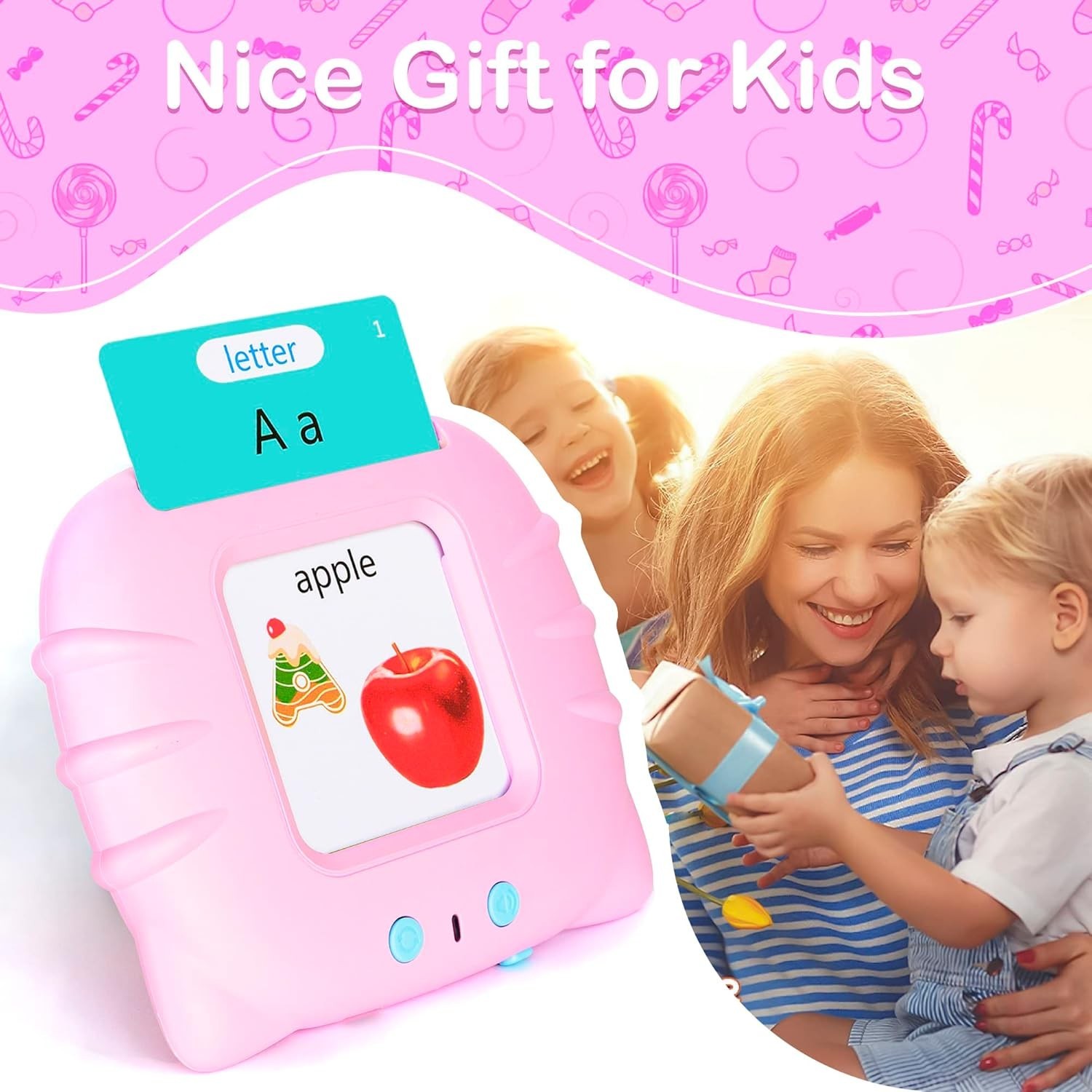510 Talking Flash Cards for Kids 2-4 – Pocket Speech Therapy Toys for Autism,…