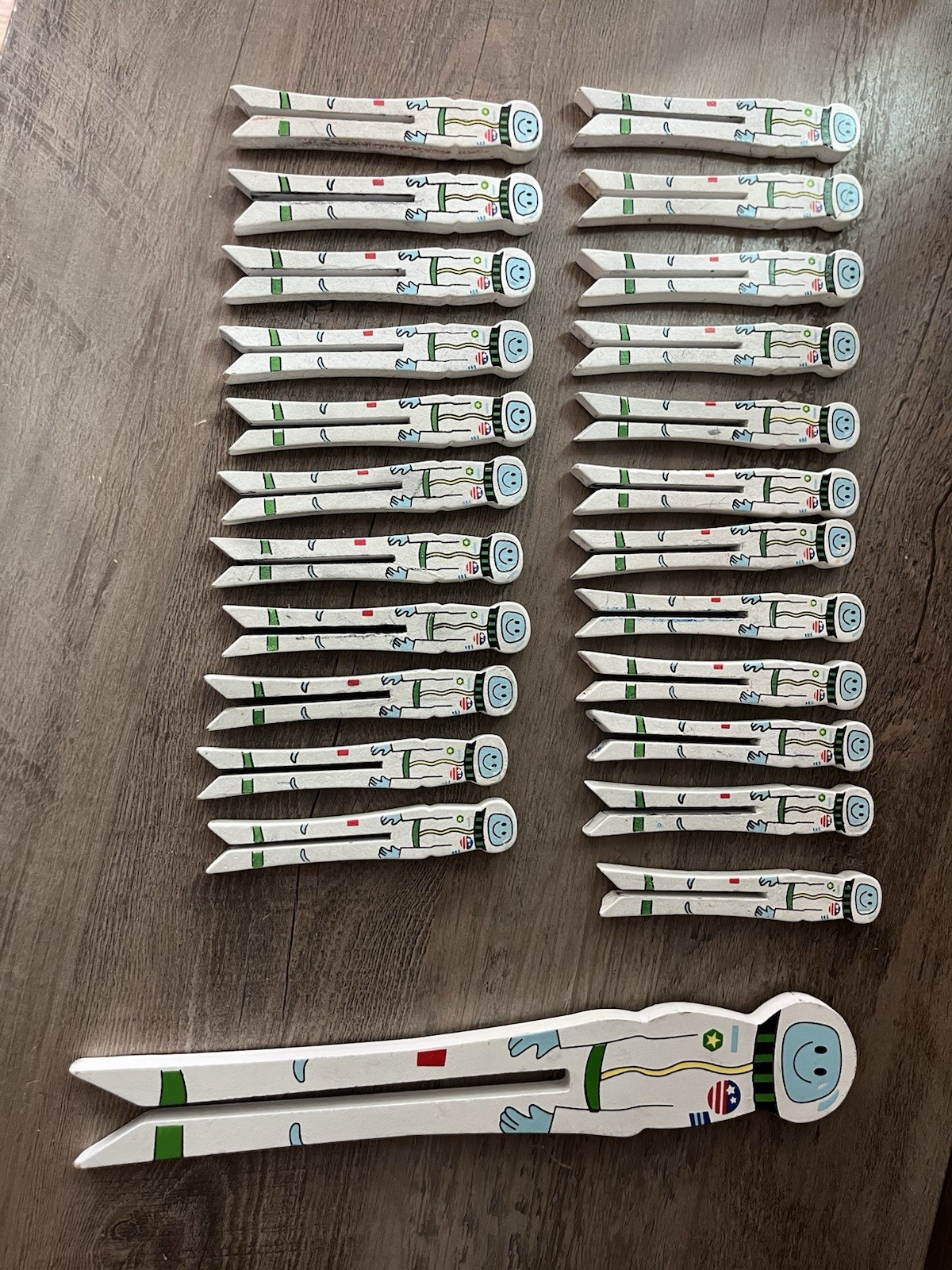 Deluxe Spaceman Set With Extra Large Teacher Magnet Really Good Stuff Used