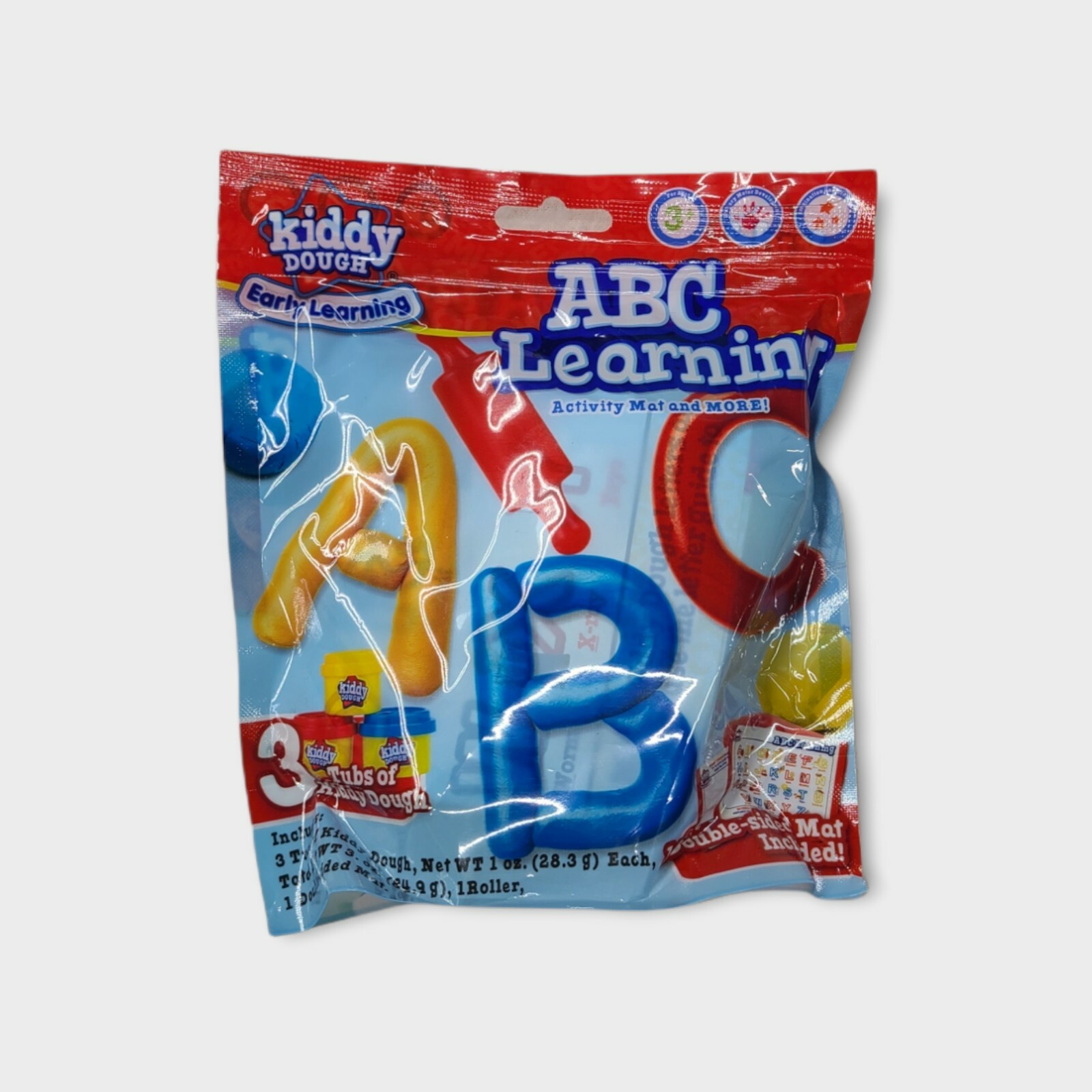 Kiddy Dough Early Learning ABC Learning Activity Mat and More New