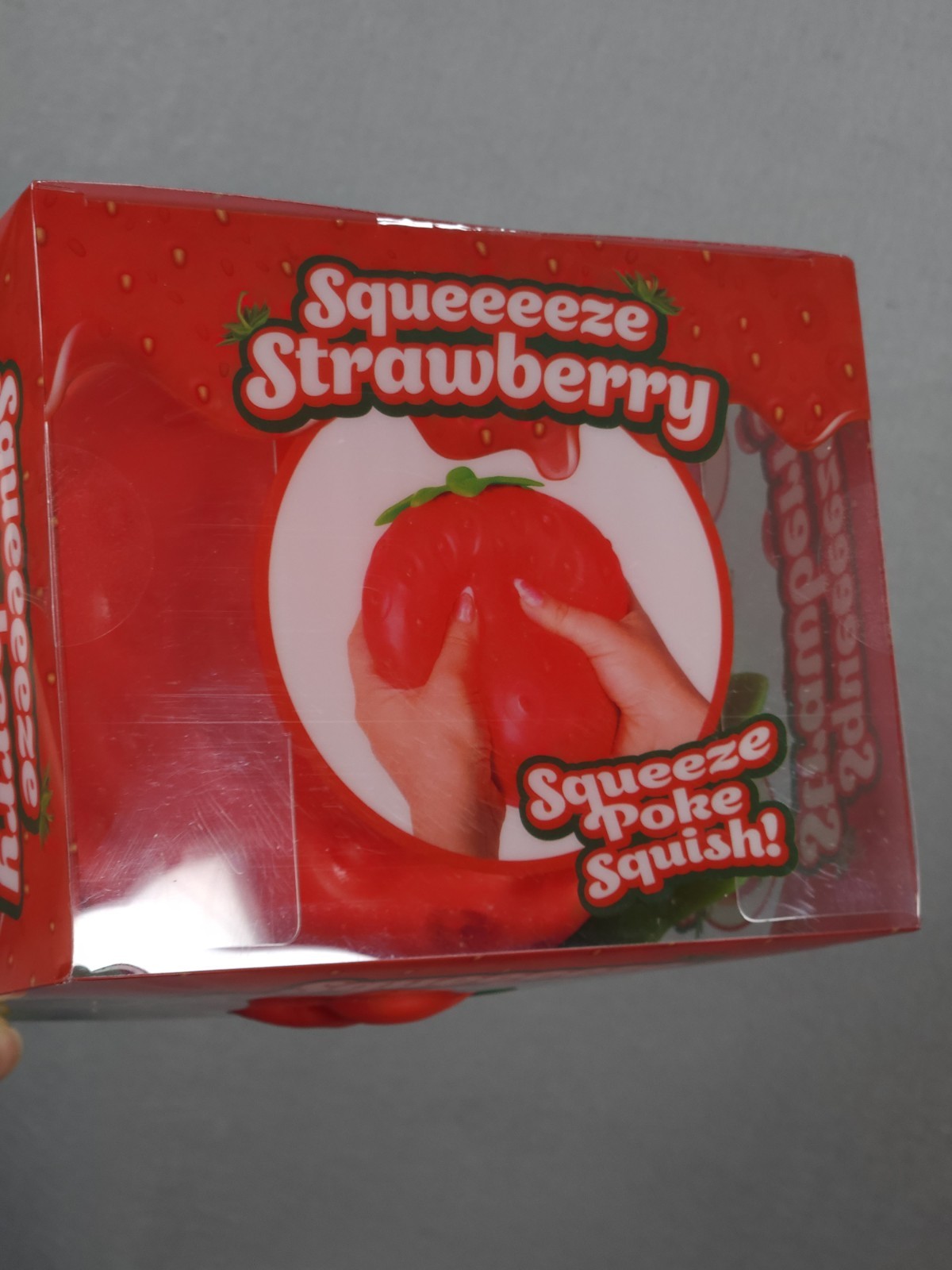 Sunny Days Jumbo Squeezy Strawberry Squishy Toy Stress Relief Sensory Fun Viral