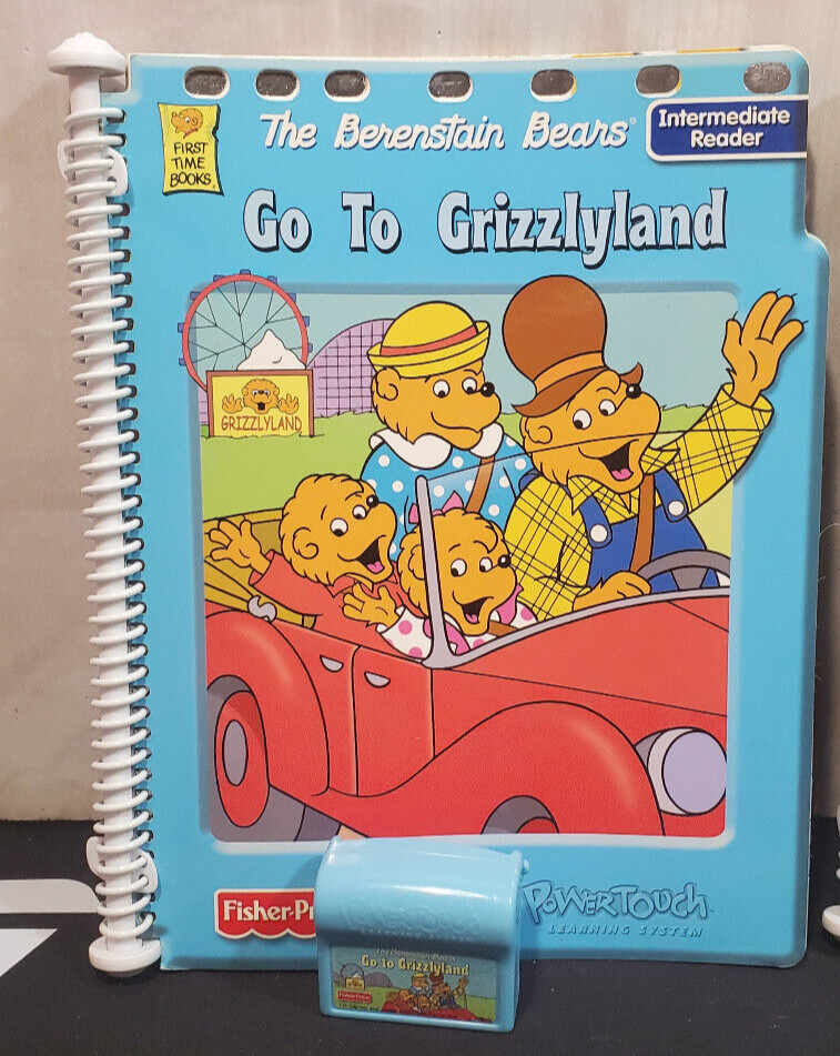 Powertouch Power Touch The Berenstain Bears Go To Grizzlyland Book and Cartridge