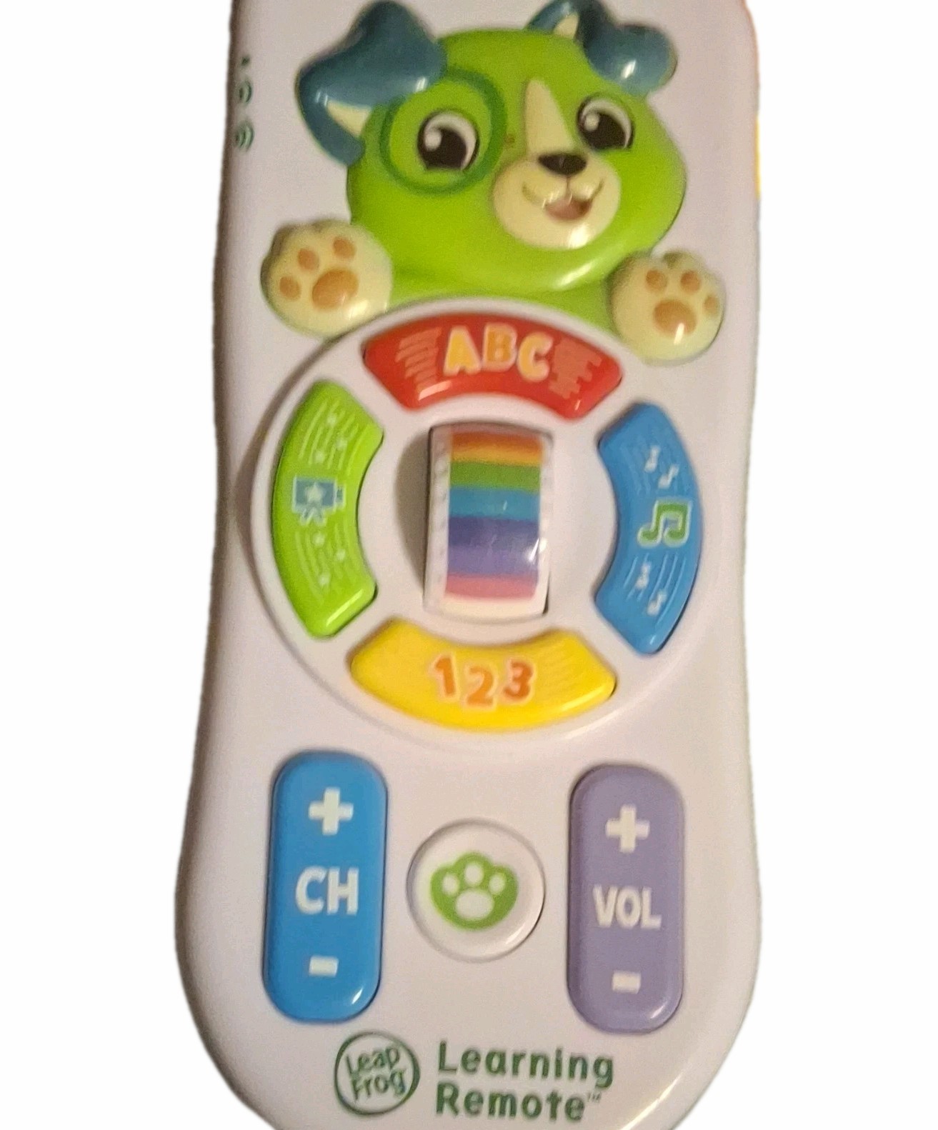 LeapFrog Learning Remote Electronic Learning Toy Green/White, Ages 12M-4Y