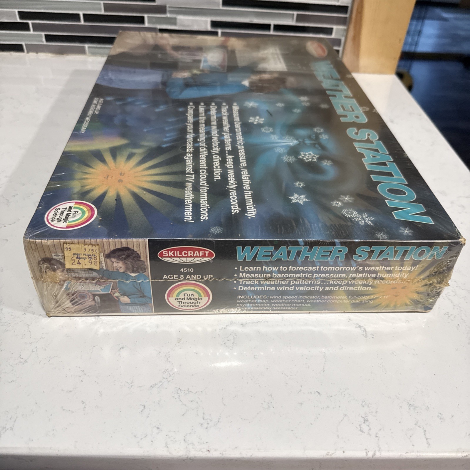 Vintage Skillcraft Weather Station 4510 NOS Sealed Educational Science Kit STEM