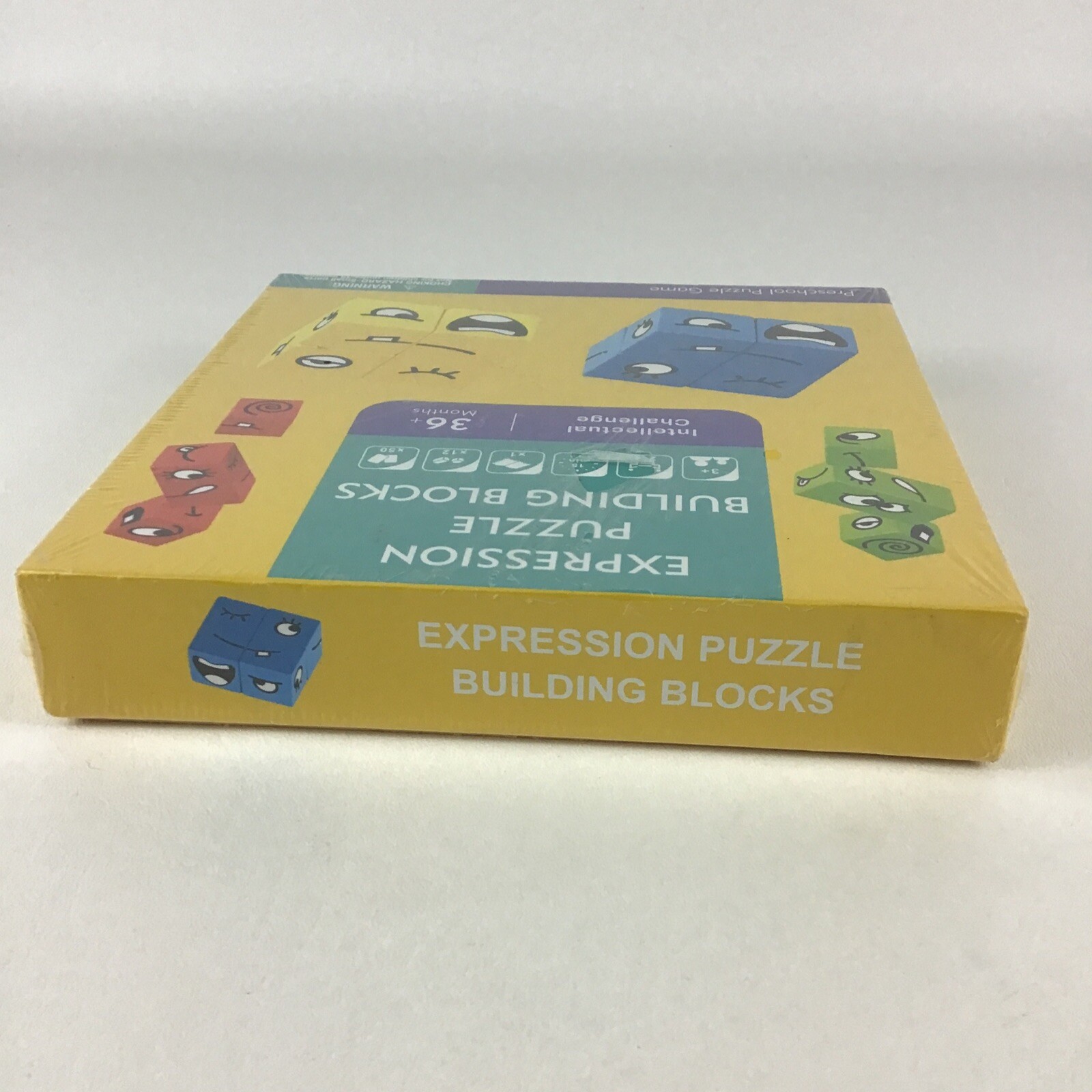 Expression Puzzle Building Blocks Preschool Puzzle Game Challenge New Sealed