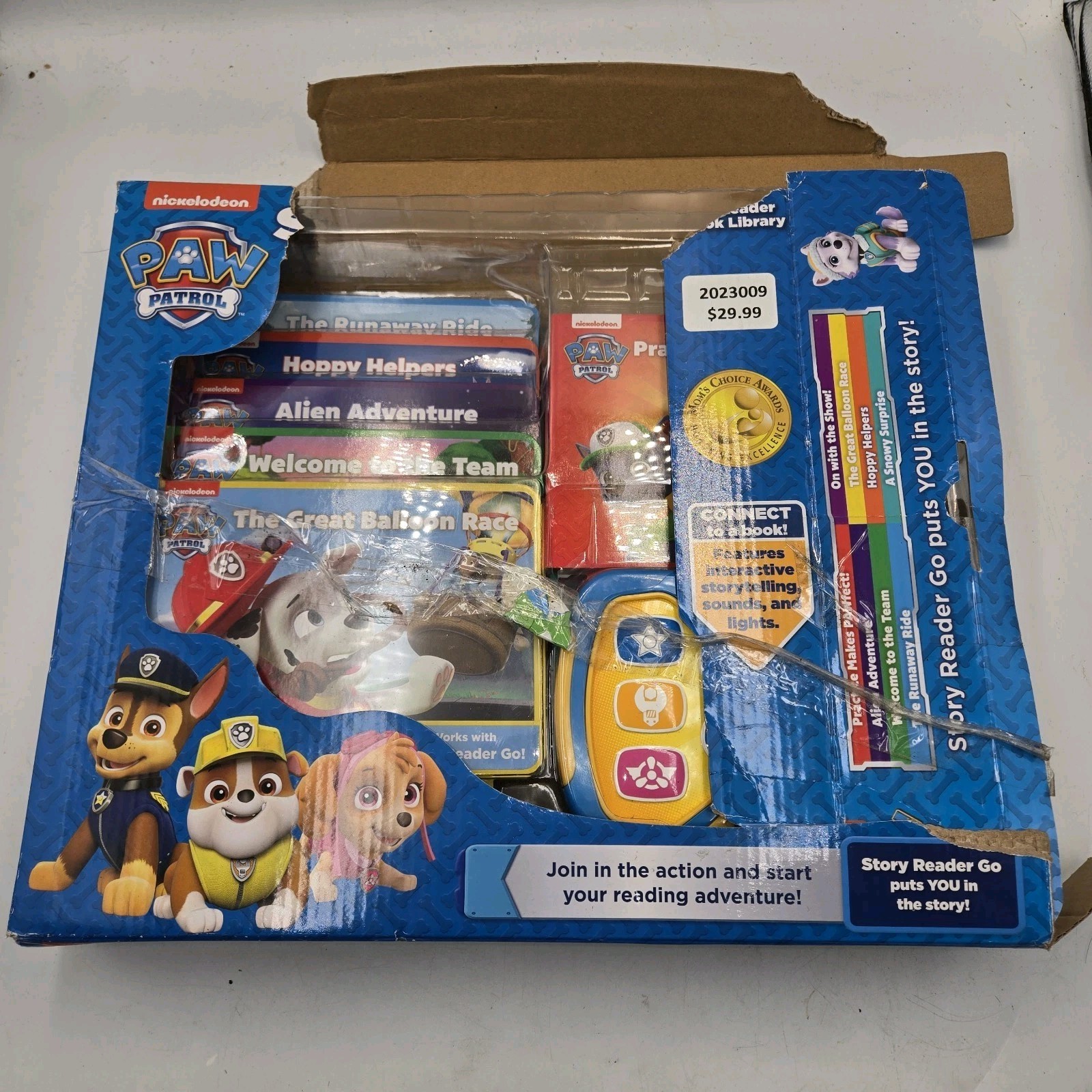 Nickelodeon Paw Patrol Story Ready Go! Electronic Reader And 8-Book Library