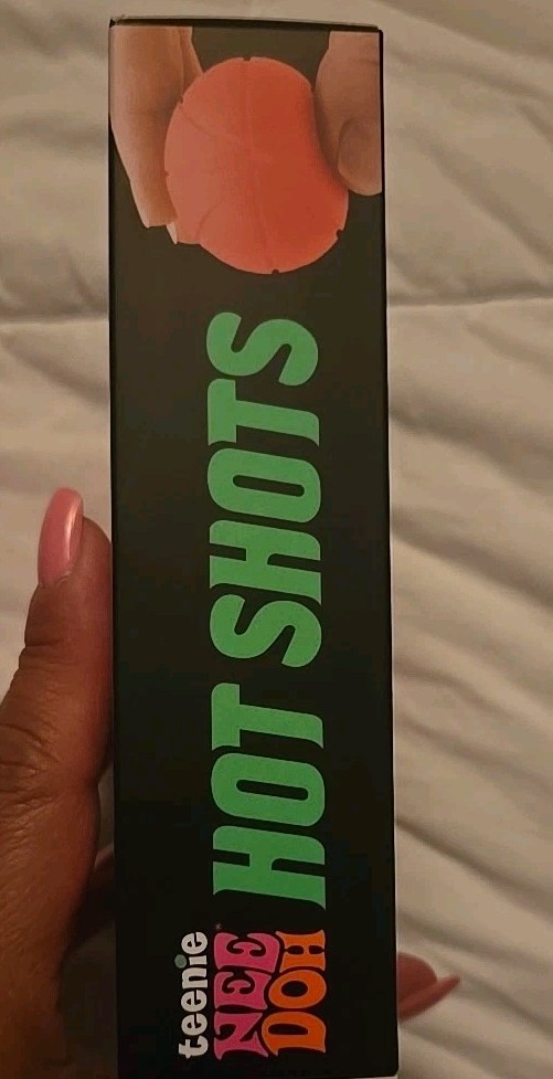 Schylling Nee Doh Hot Shots MVP of Squish Squeeze Toys Orange Pink Green & Blue