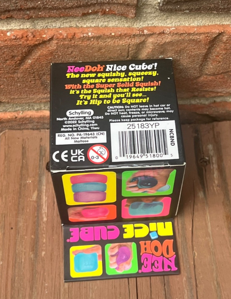 BRAND NEW-Needoh Pink Nice Cube-FACTORY SEALED