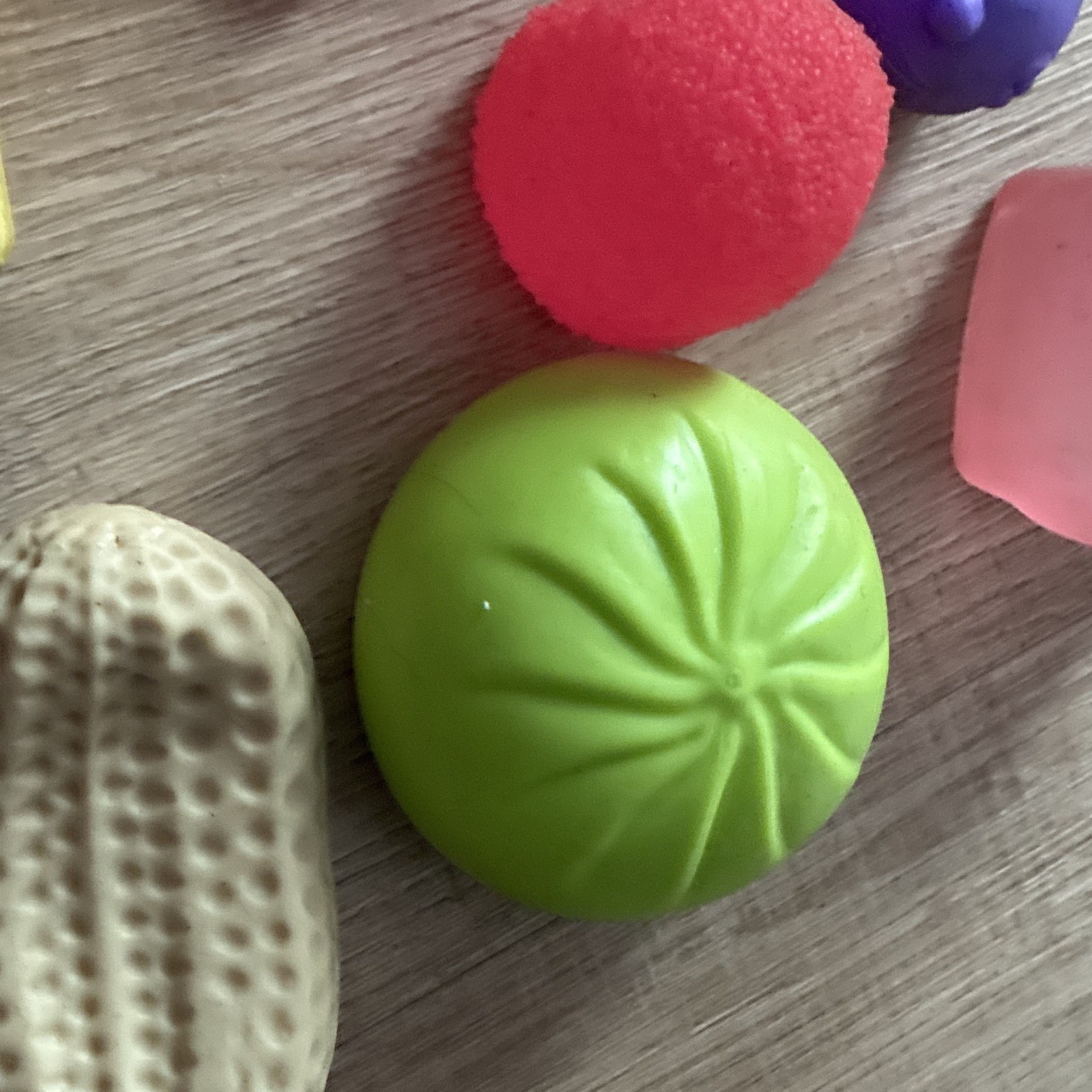 Doh Dohs Mini Tactile Sensory Squishy Toy Lot – Butter, Peanut & Pizza Slice