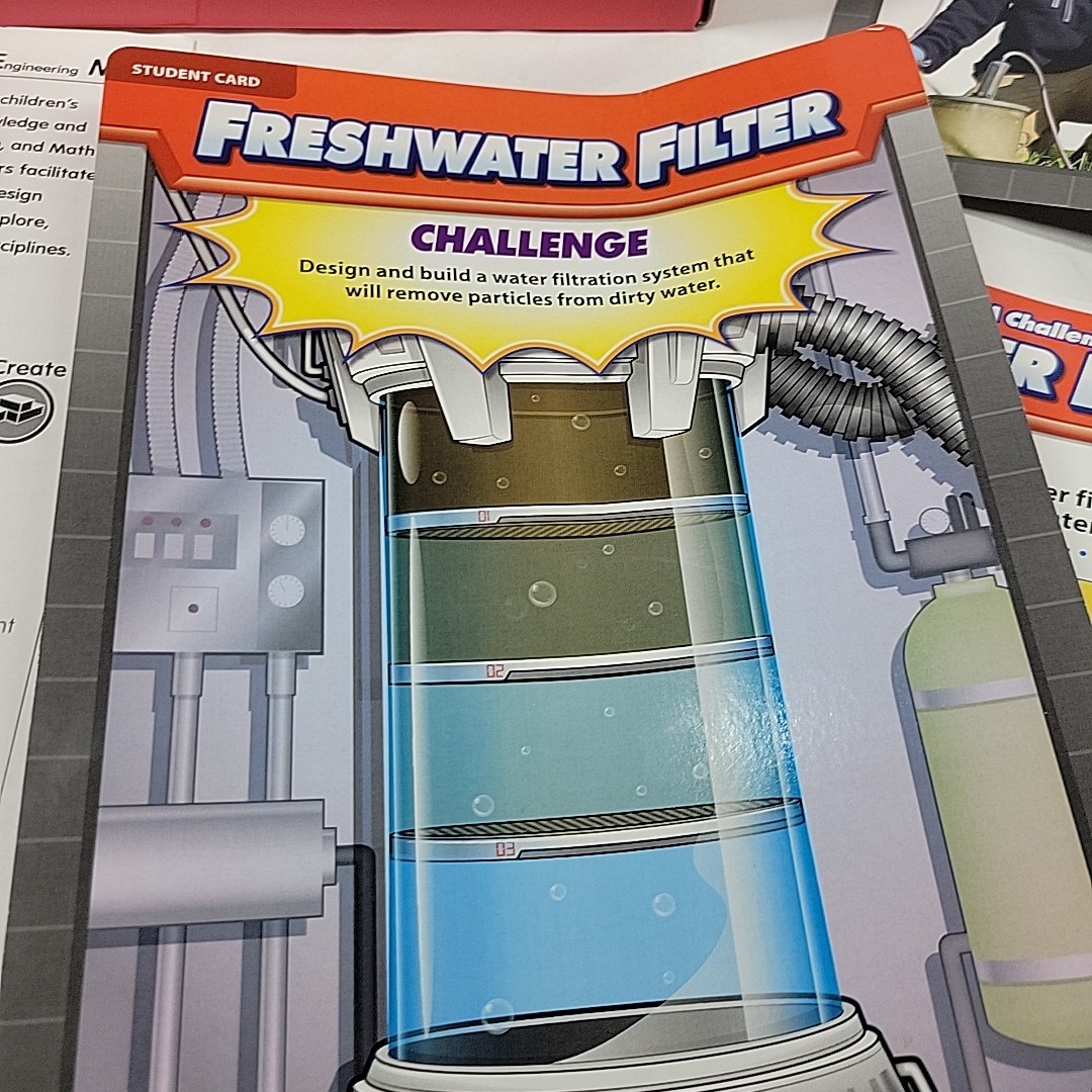 Lakeshore Freshwater Filter Real World STEM Challenge Kit Grades 4 5 Homeschool
