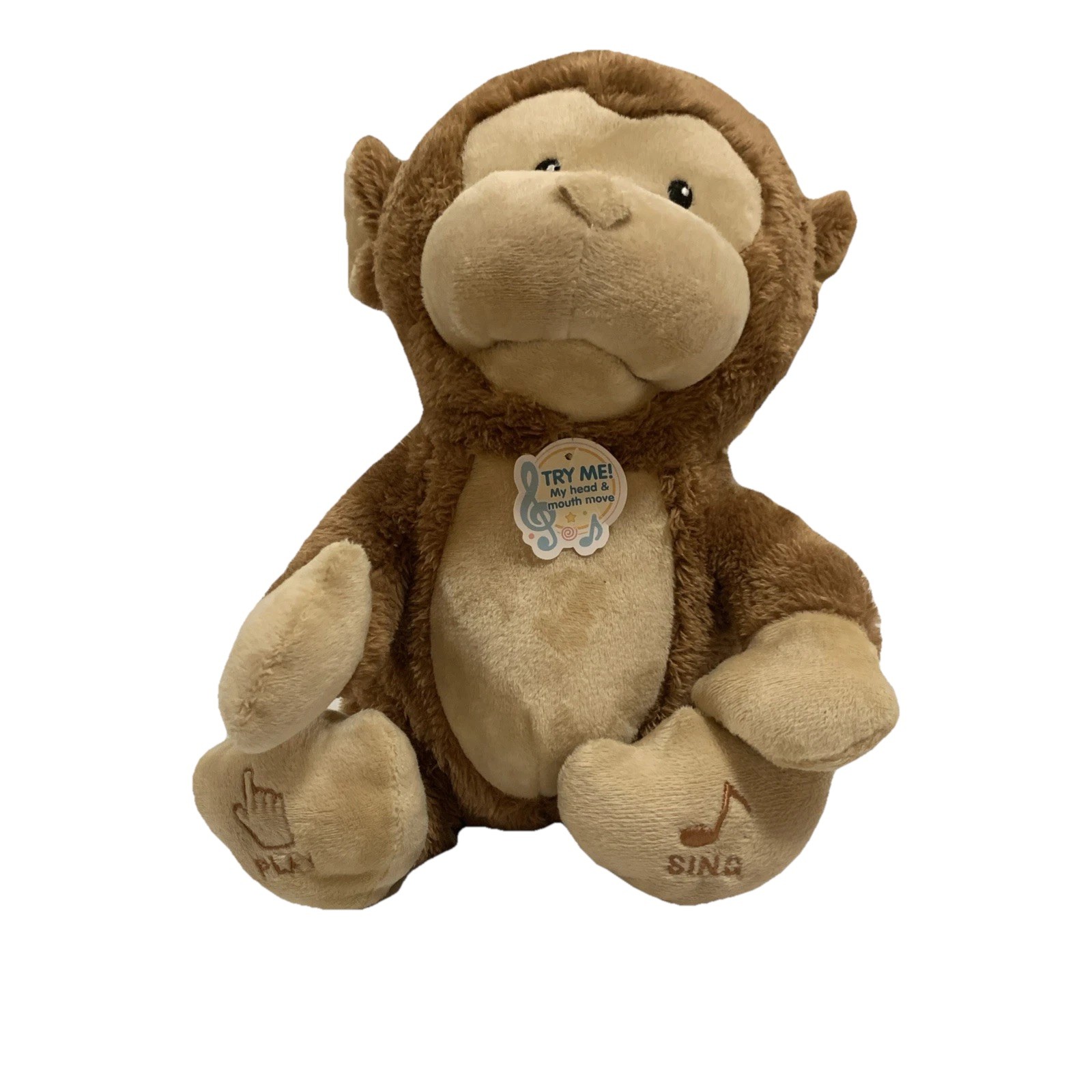 Marvin The Monkey Interactive “10 Plush Toy Spark Create Imagine Talking Singing