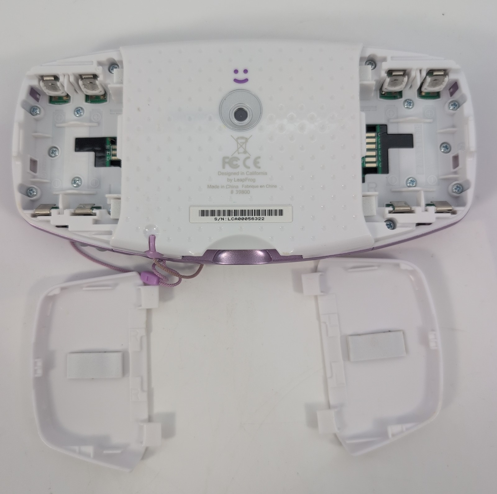 Leapfrog Leapster GS Purple Game Console & Camera Tested & Working