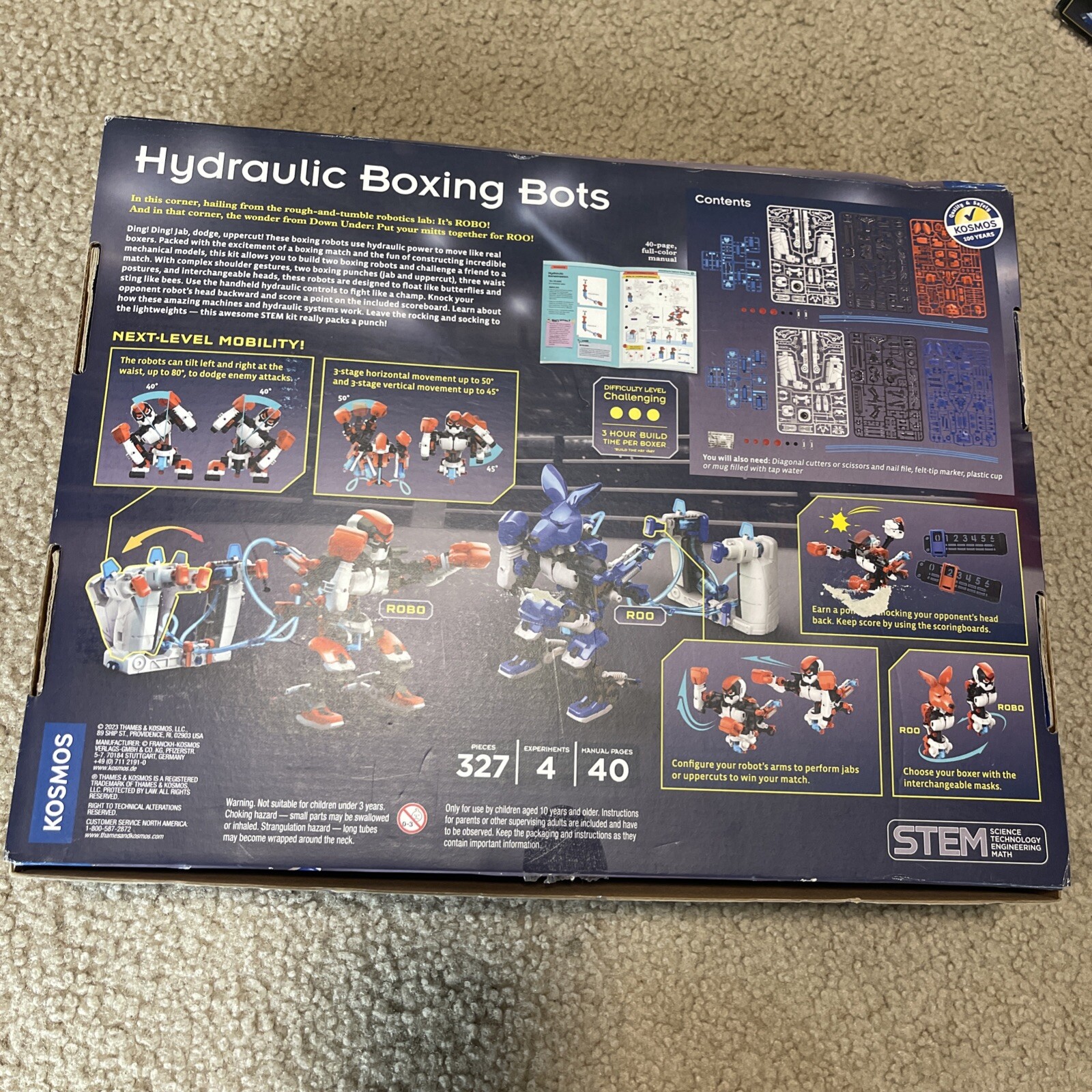 HYDRAULIC BOXING BOTS Stem Experiment Kit – Thames & Kosmos