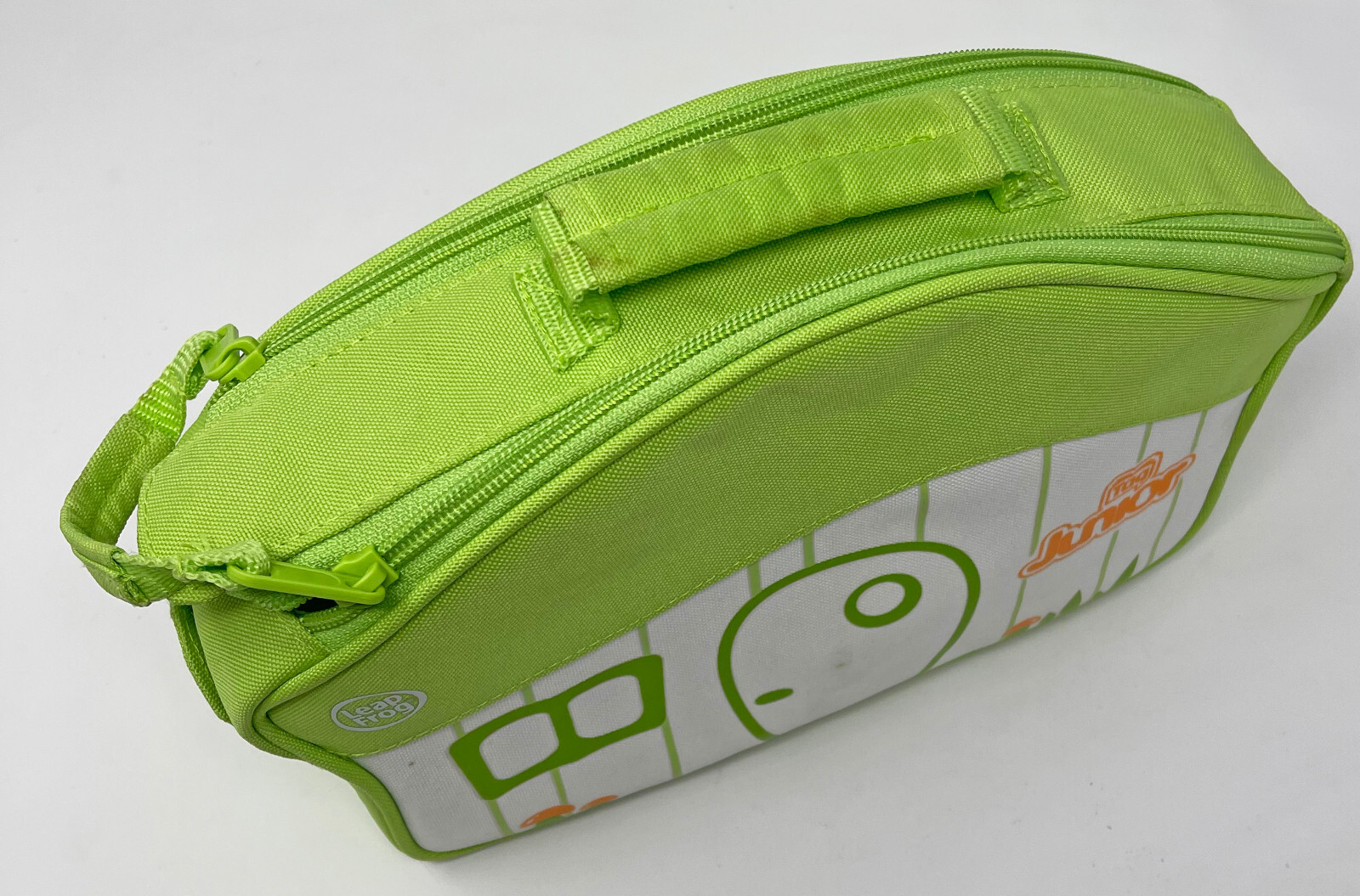 Leapfrog Tag Junior Storage Case Bag Green Zip with Tag Reader Used Works