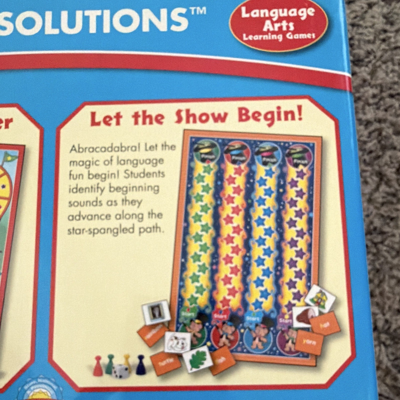 Carson-Dellosa CenterSOLUTIONS Grade K Language Arts Learning Games