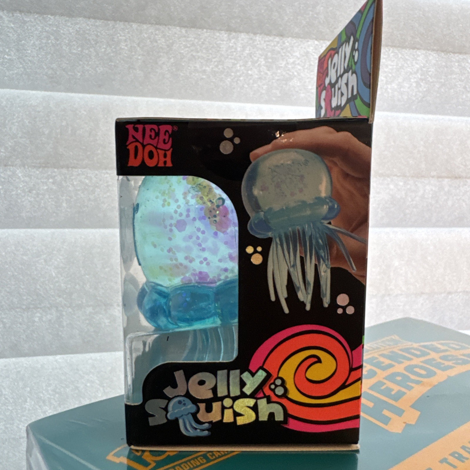 New Nee Doh Needoh Blue Jellyfish Jelly Squish Squishy Sensory Toy Schylling