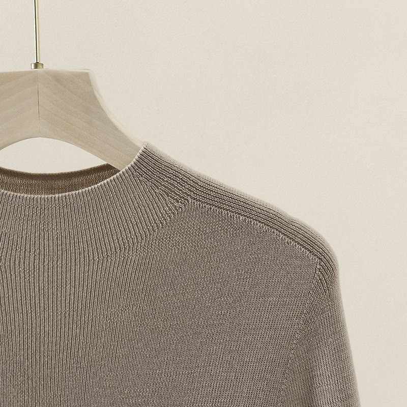 Merino all wool ultra fine wool sweater for women, seamless one-piece ready to